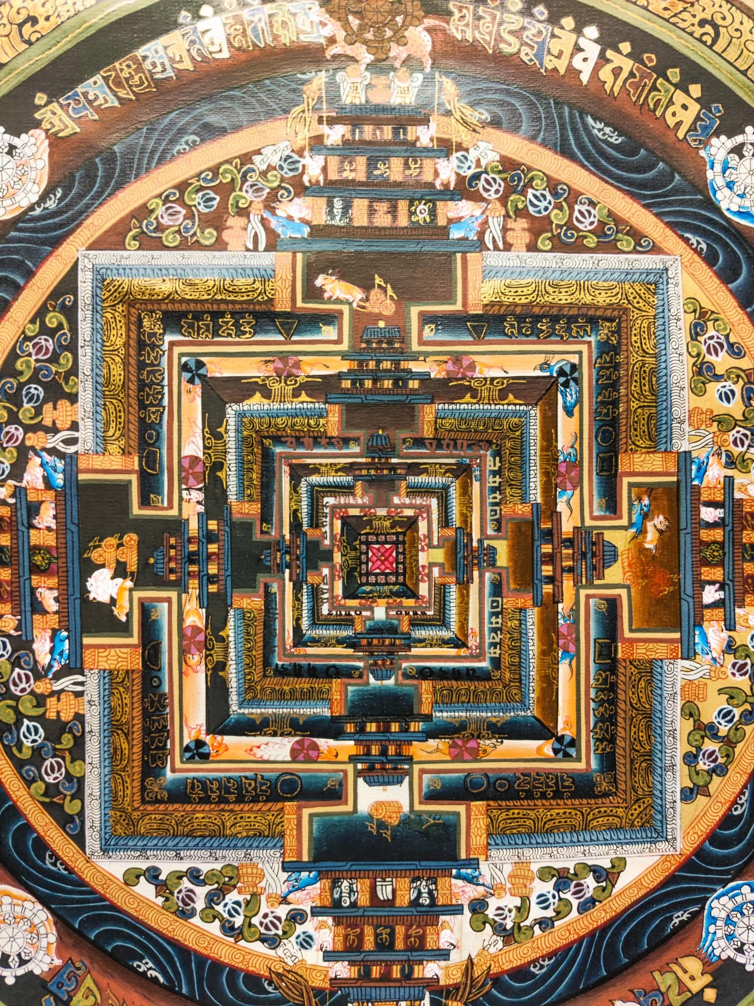 Tibetan Mandala - Lucky Thanka