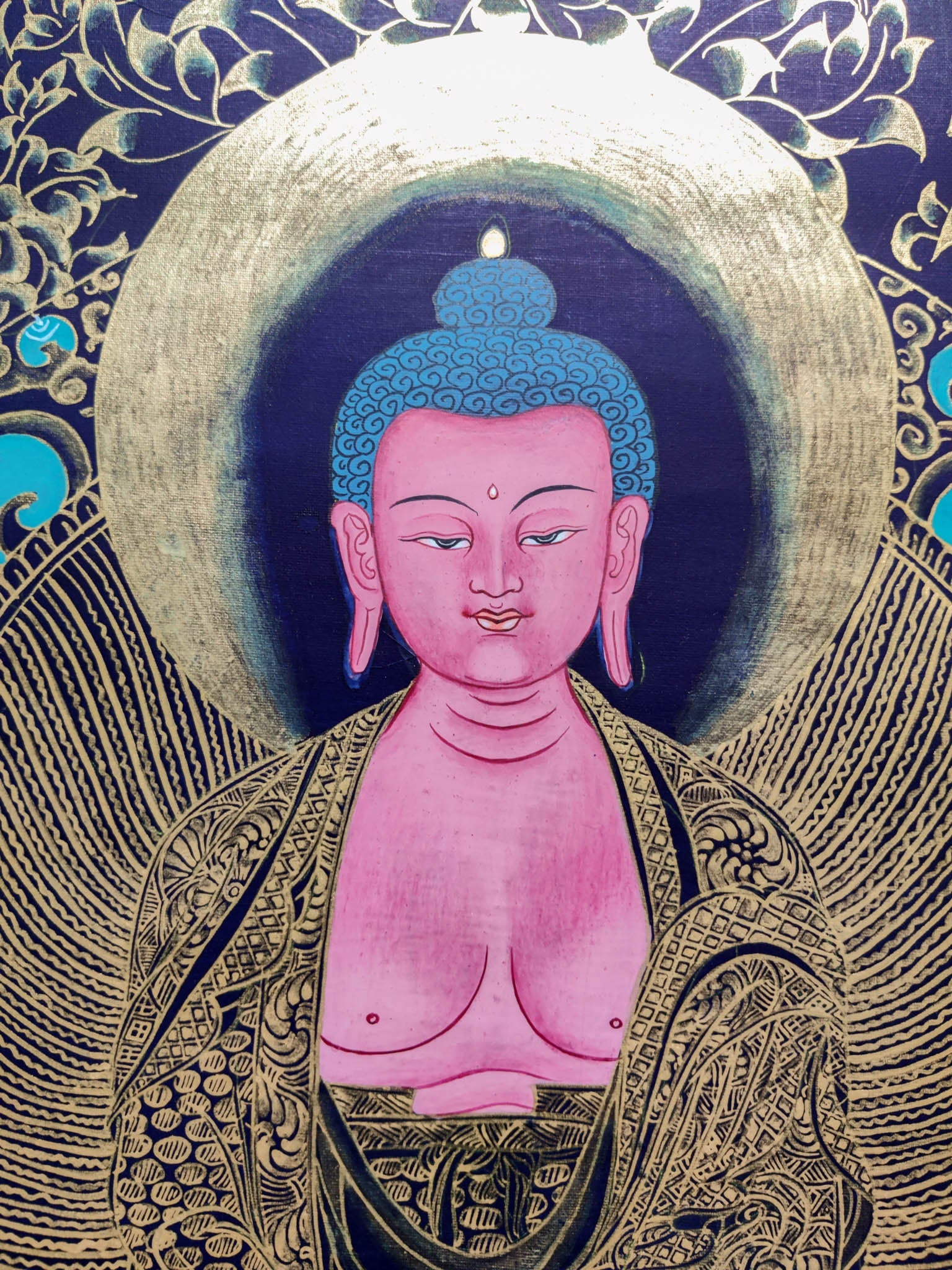 Buddha Amitabha - Lucky Thanka