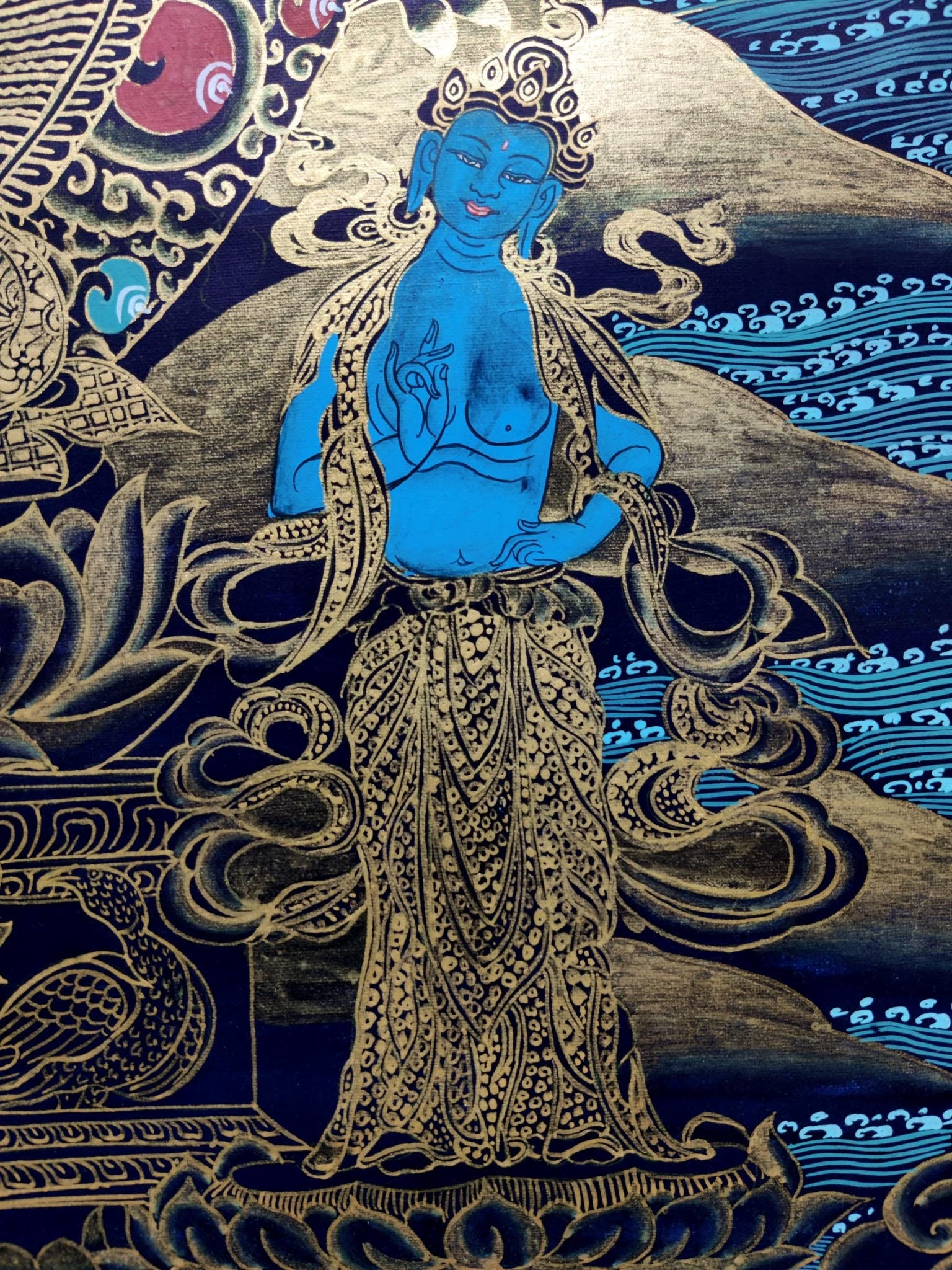 Buddha Amitabha - Lucky Thanka
