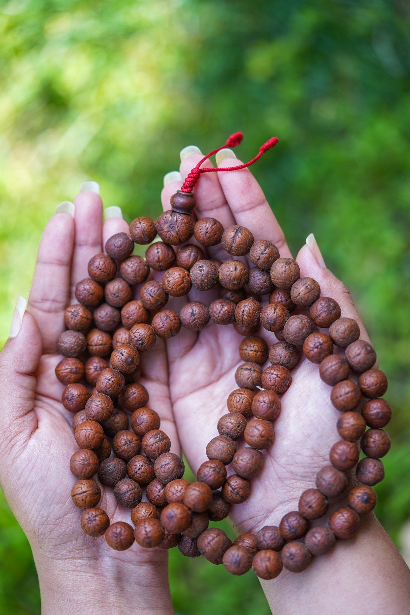 Antique Dark Bodhi Mala - Lucky Thanka