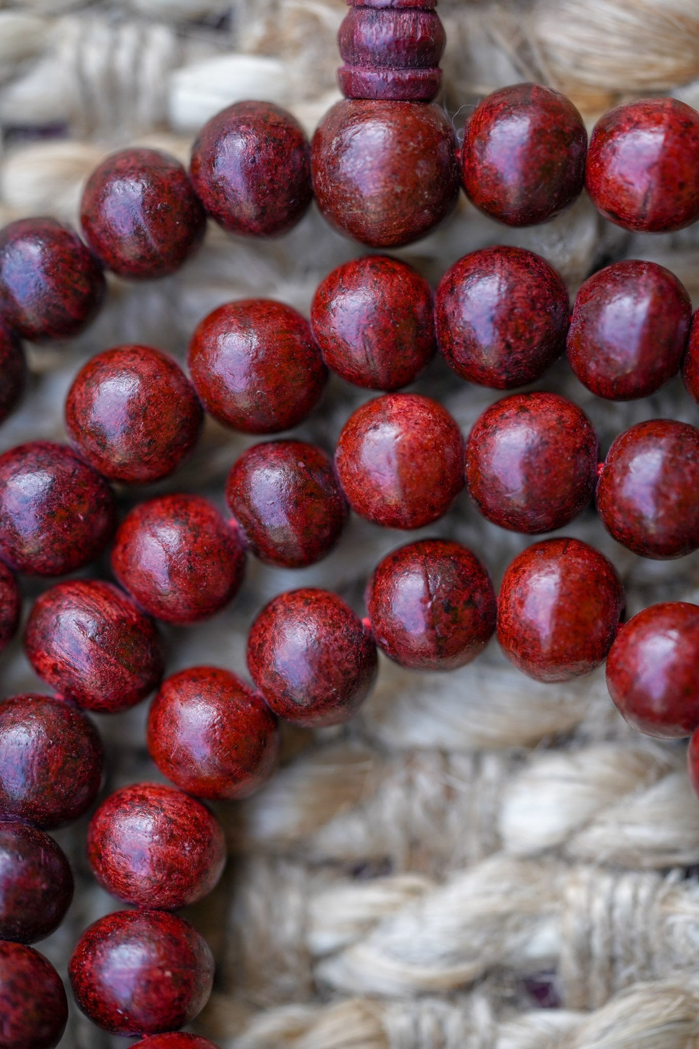 Calming Rose Wood Mala - Lucky Thanka