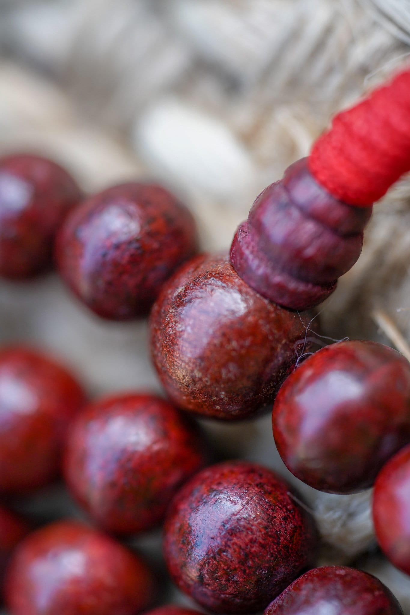 Calming Rose Wood Mala - Lucky Thanka