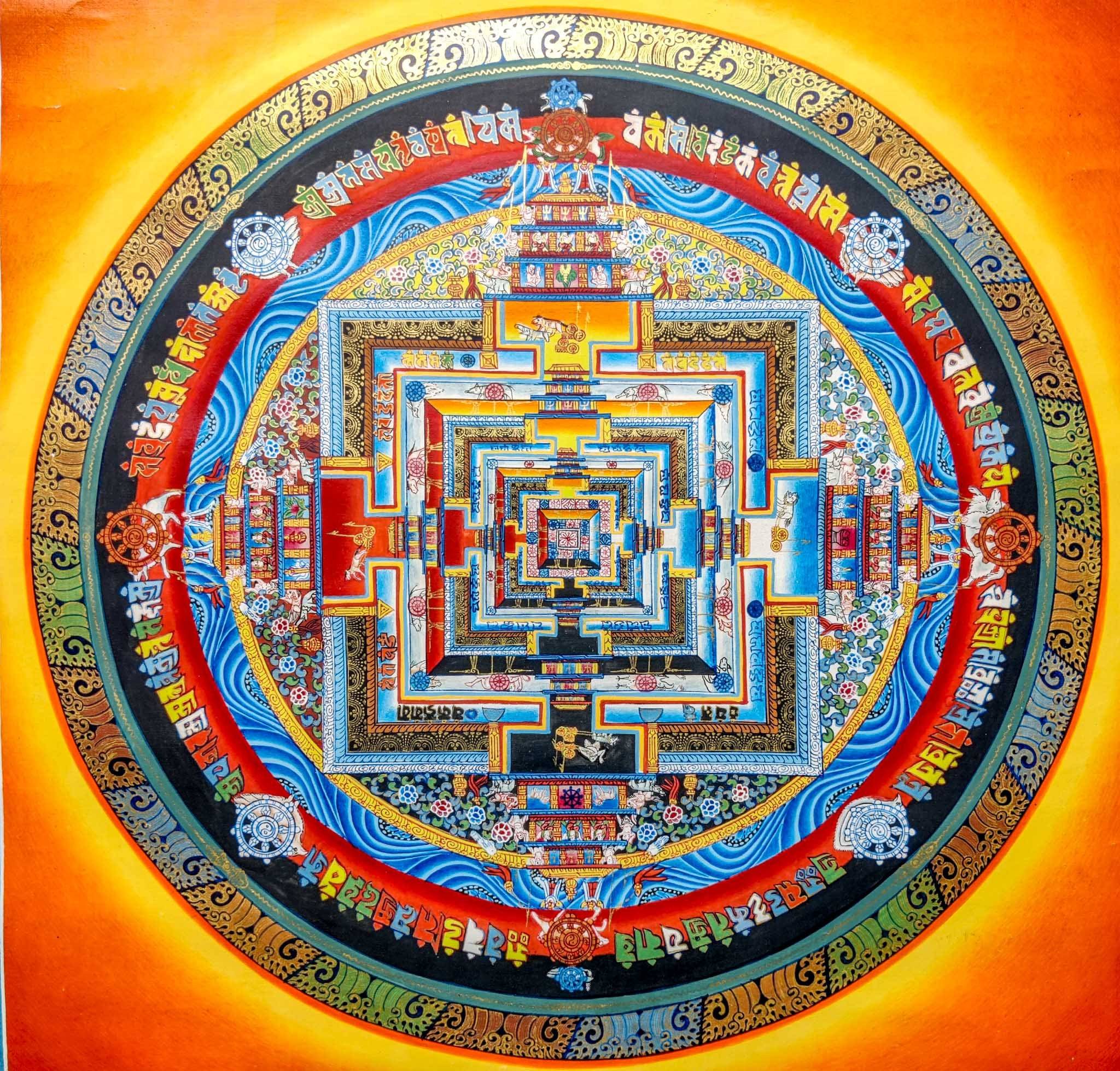 Best Quality Kalchakra Mandala - Lucky Thanka