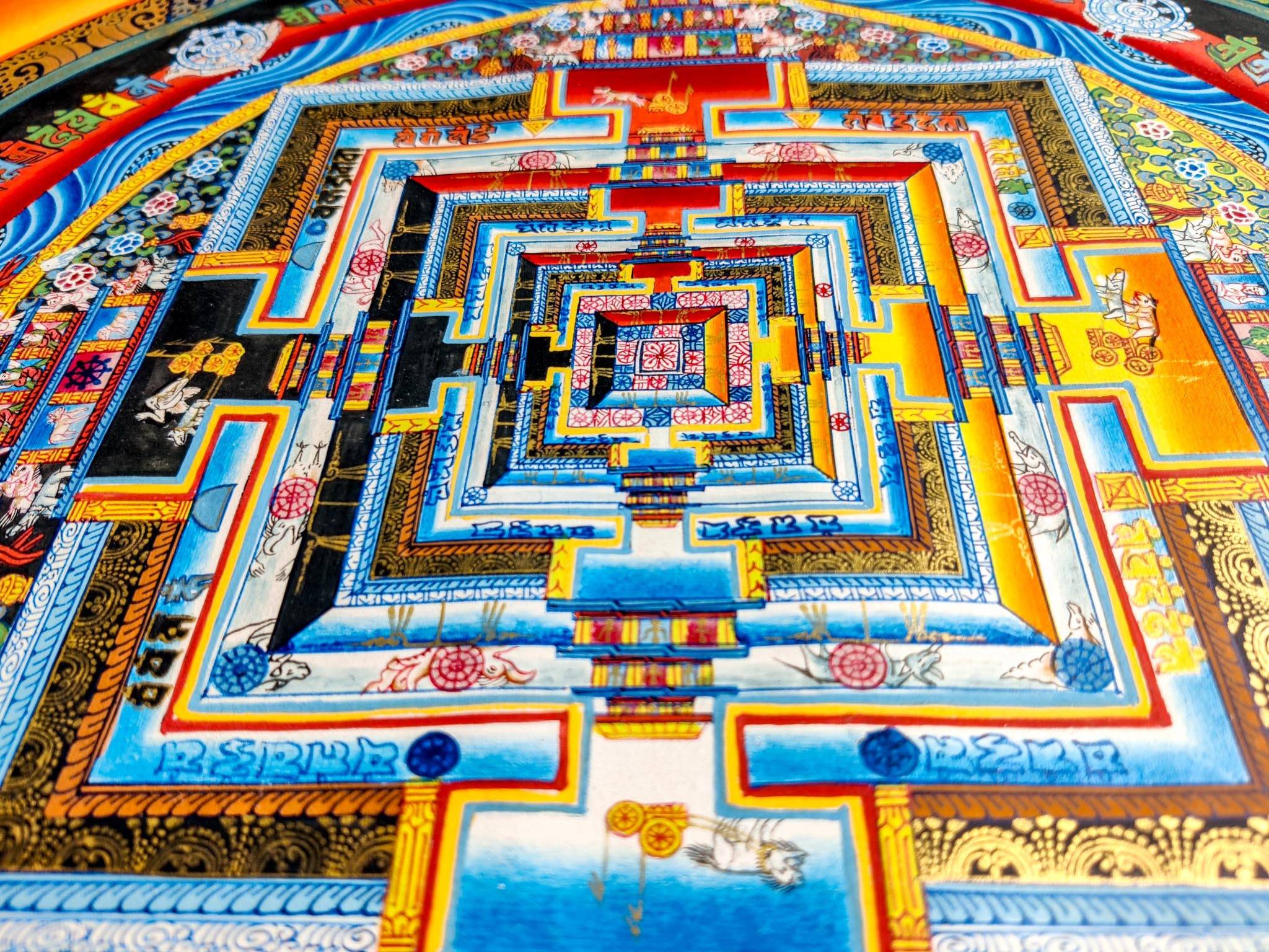 Best Quality Kalchakra Mandala - Lucky Thanka