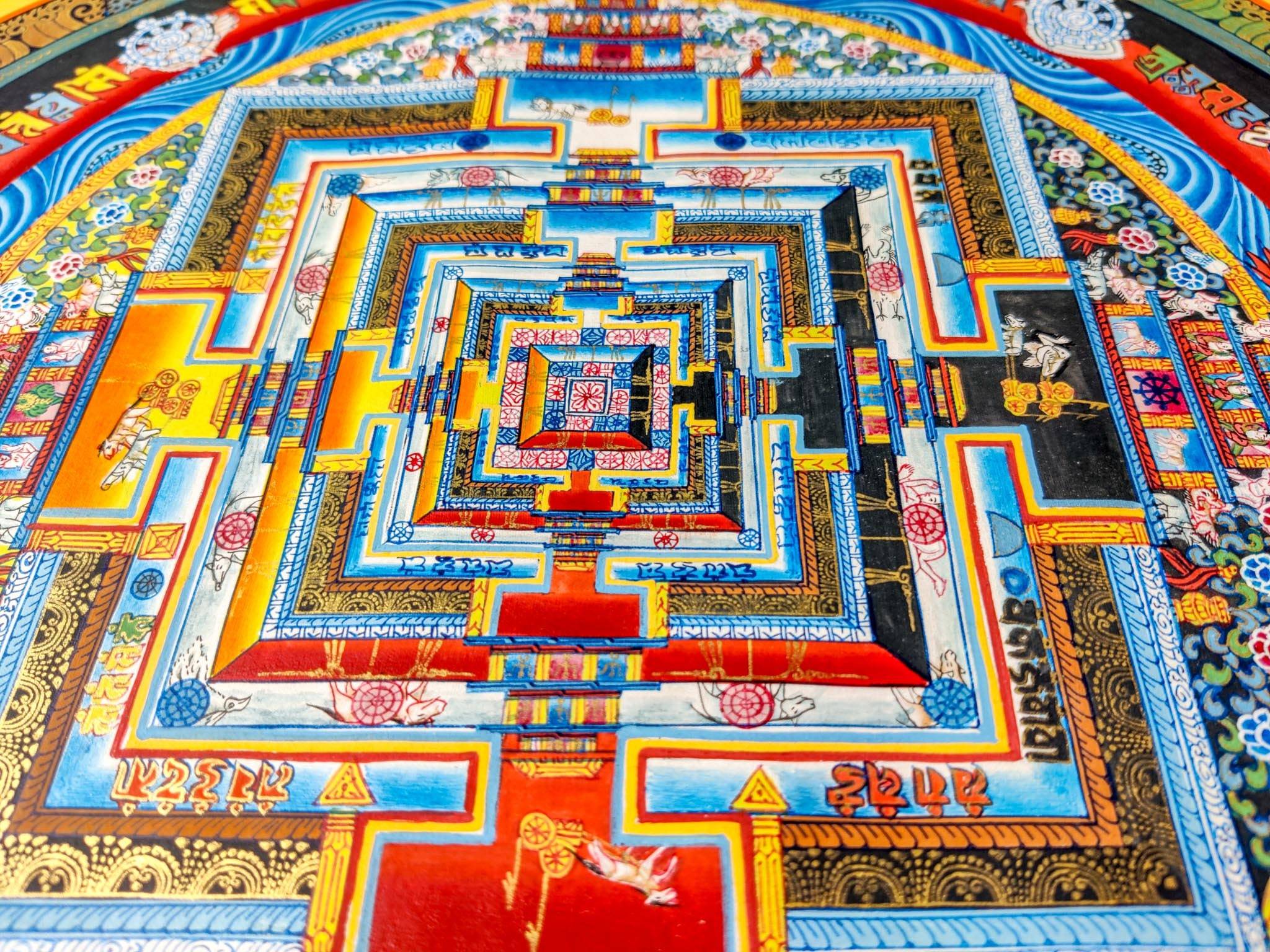 Best Quality Kalchakra Mandala - Lucky Thanka