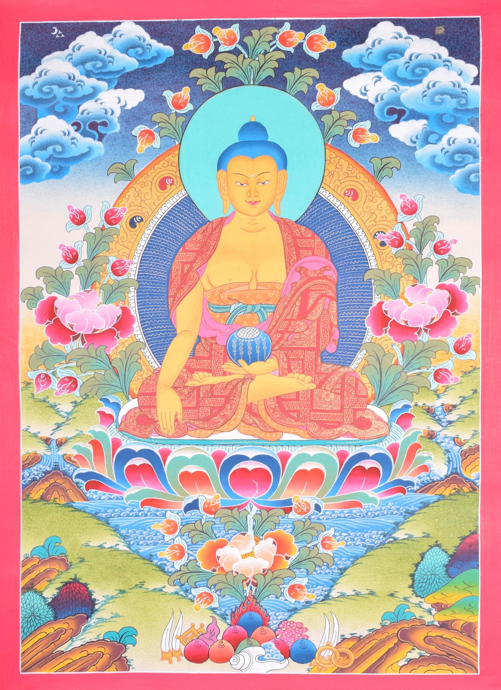 Shakyamuni Buddha - Lucky Thanka