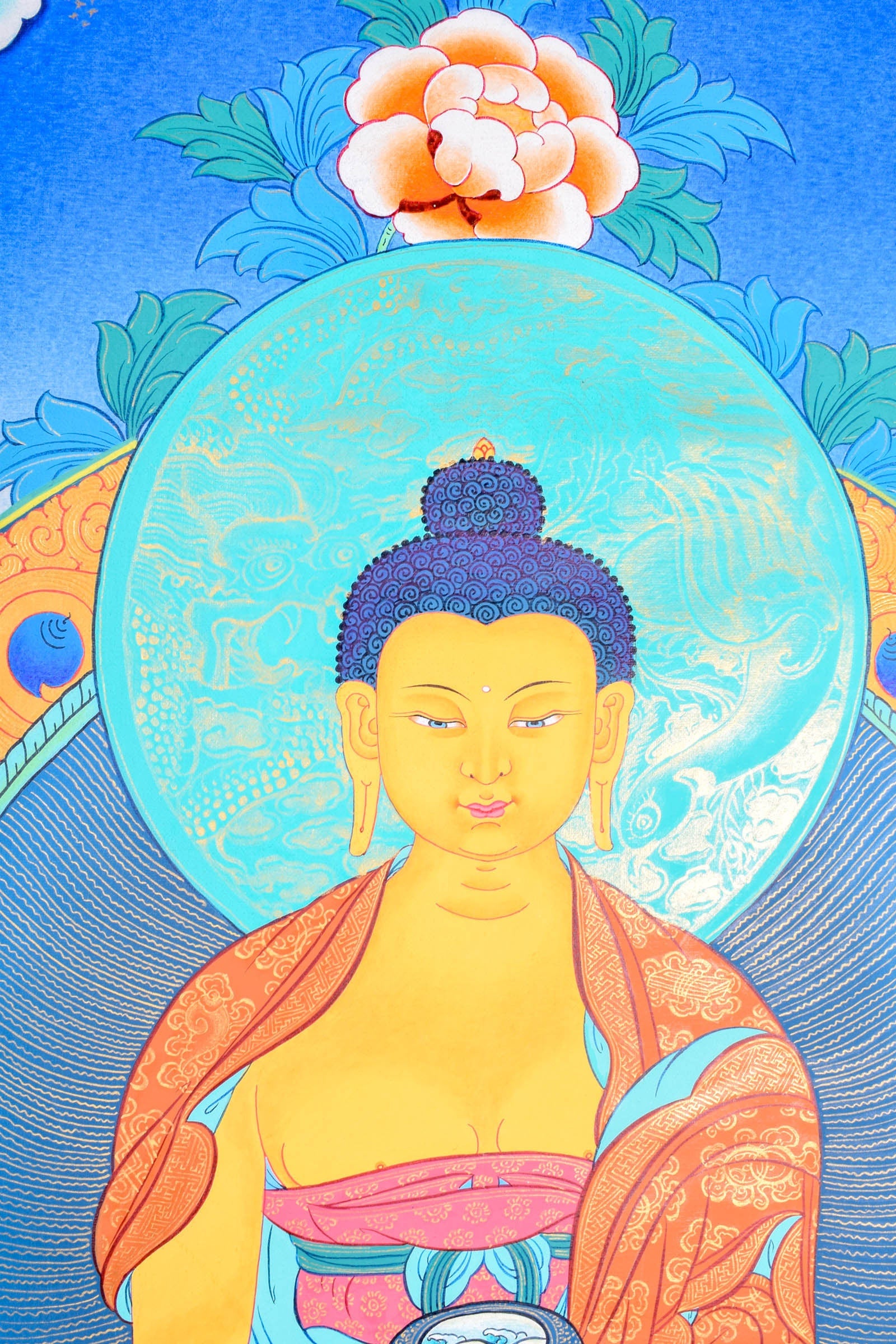 Shakyamuni Buddha - Lucky Thanka