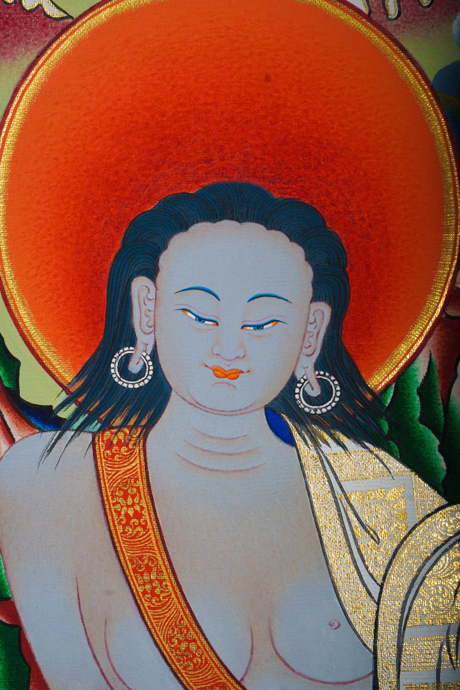 Milarepa Thangka Art - Lucky Thanka