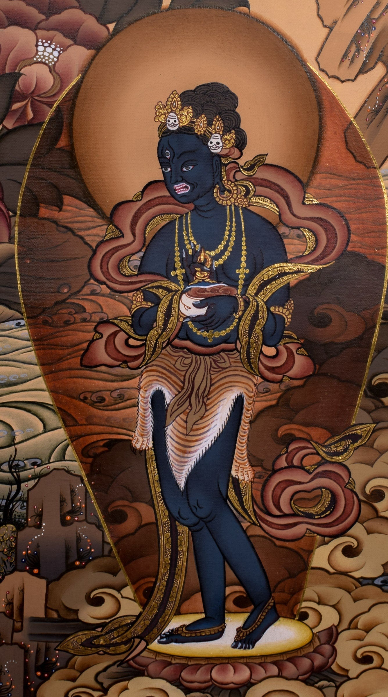 1000 Armed Avalokiteshvara Thangka Painting - Lucky Thanka