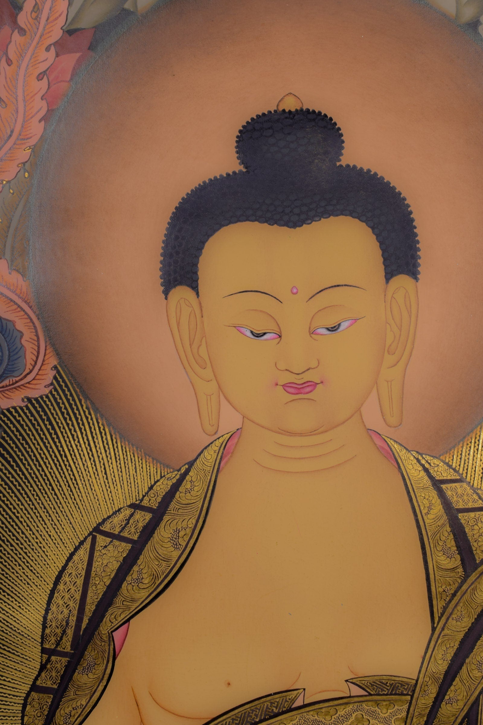 Shakyamuni Buddha Tibetan Thangka - Lucky Thanka