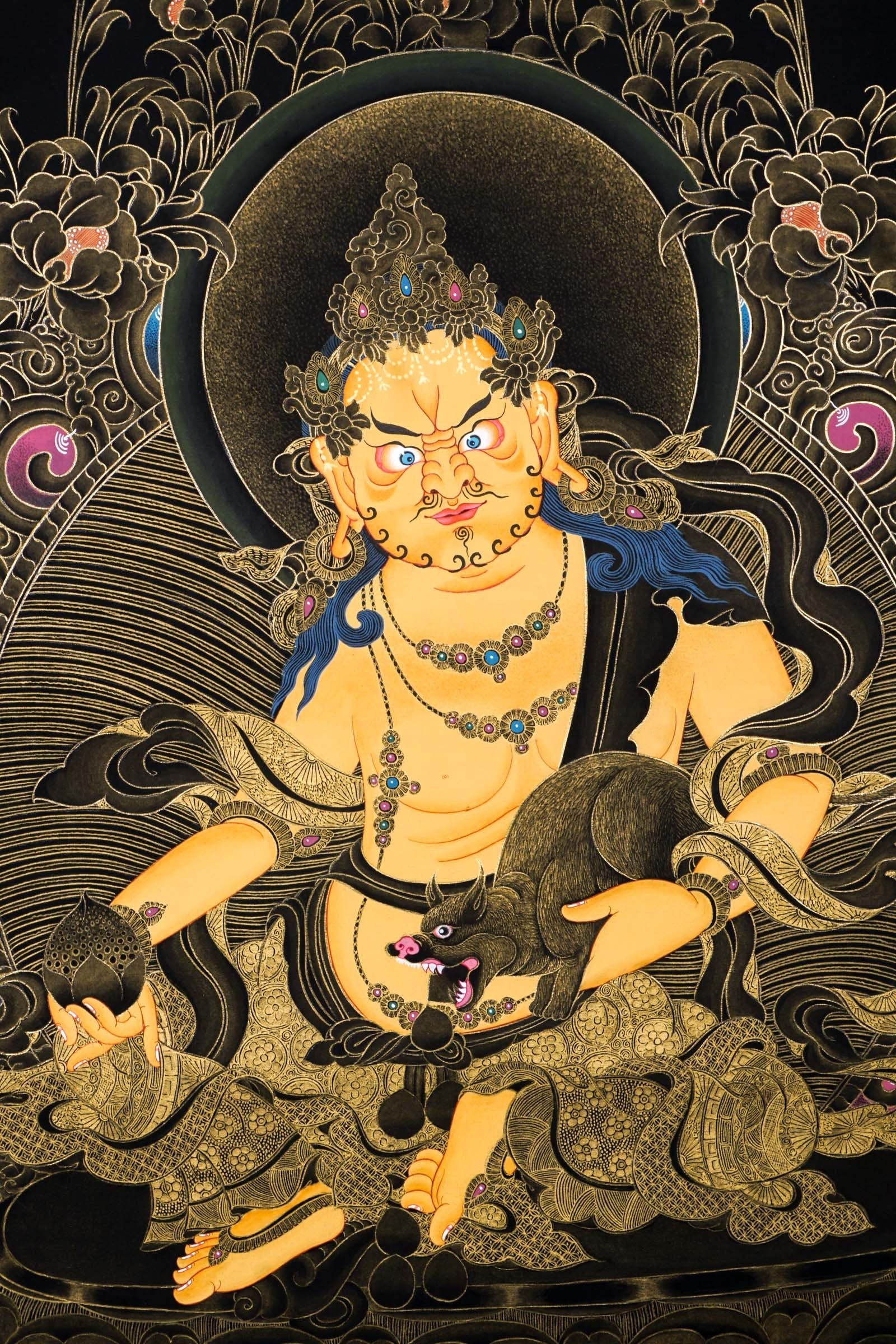 High quality Kuber Thangka - Lucky Thanka