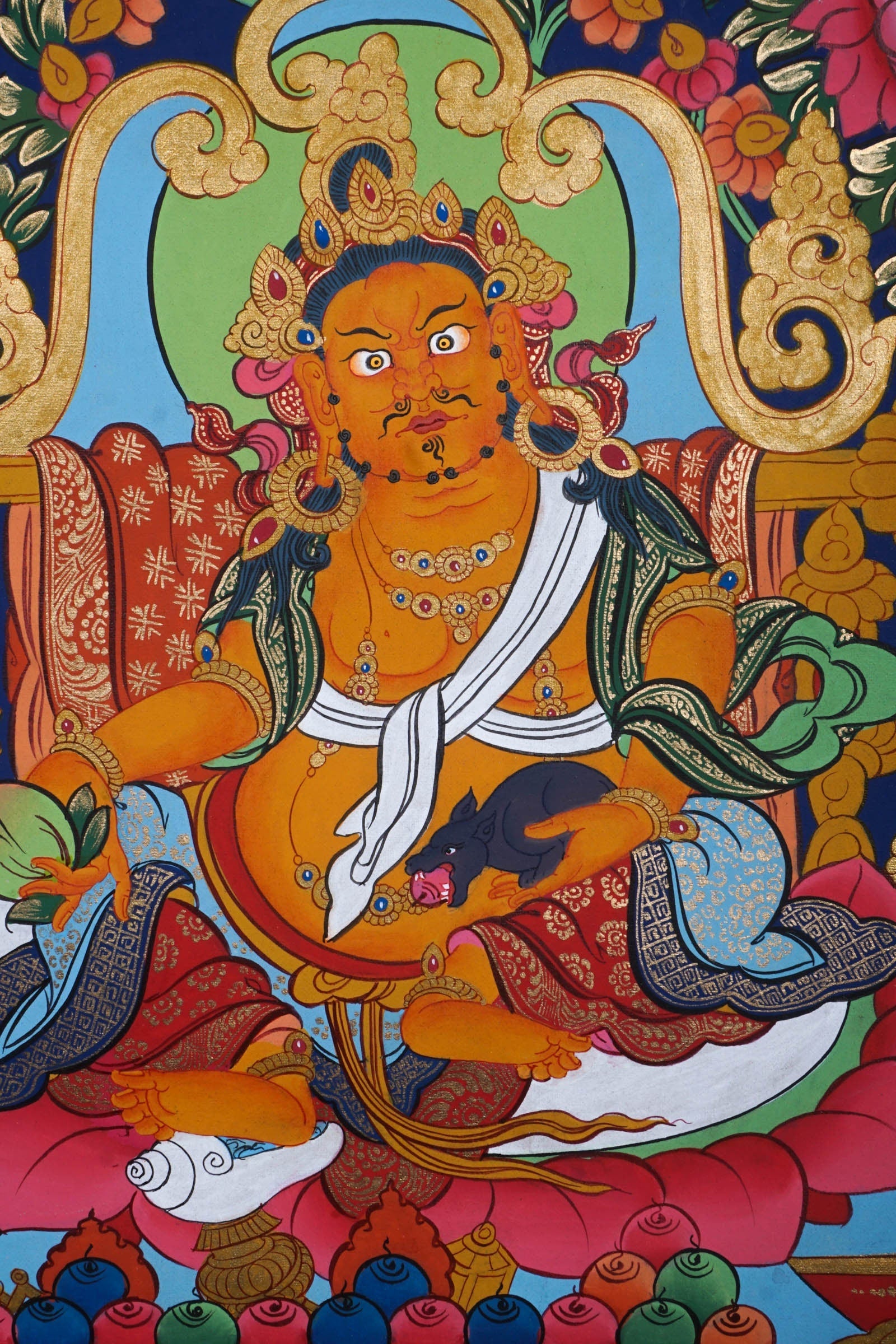 Beautiful Thangka Painting of Shakyamuni Buddha - Lucky Thanka