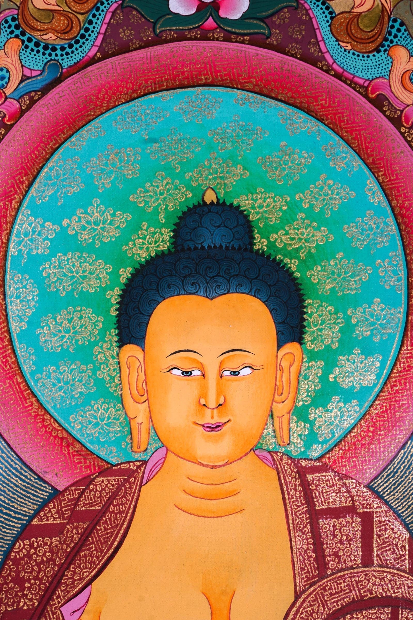 Genuine Thangka Art of Shakyamuni Buddha - Lucky Thanka