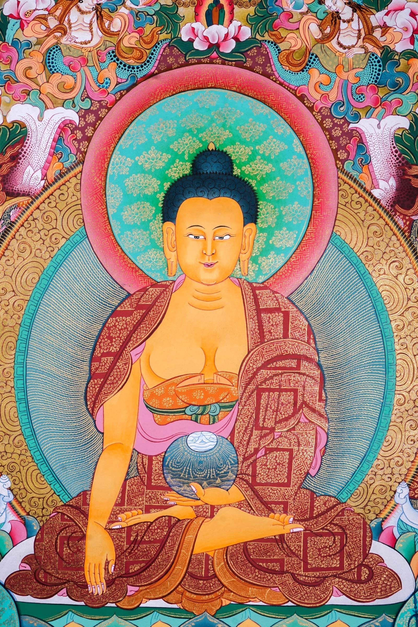 Genuine Thangka Art of Shakyamuni Buddha - Lucky Thanka