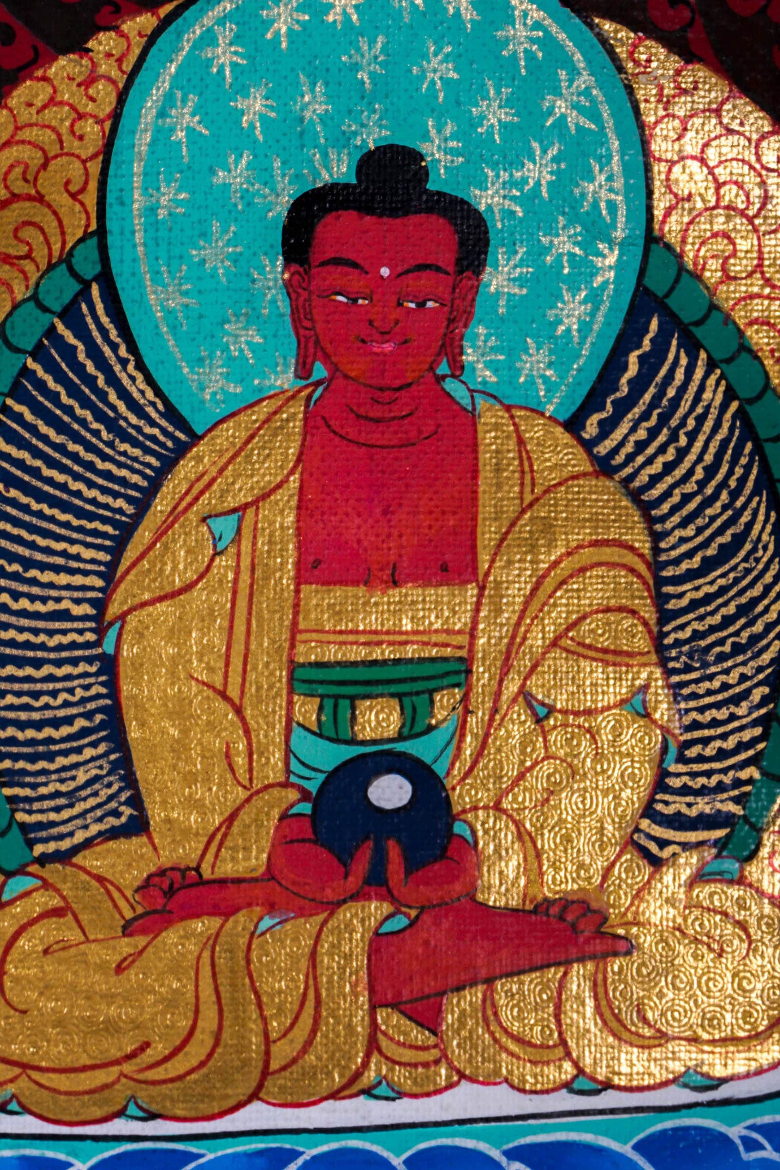 White Tara Thangka Painting - Lucky Thanka