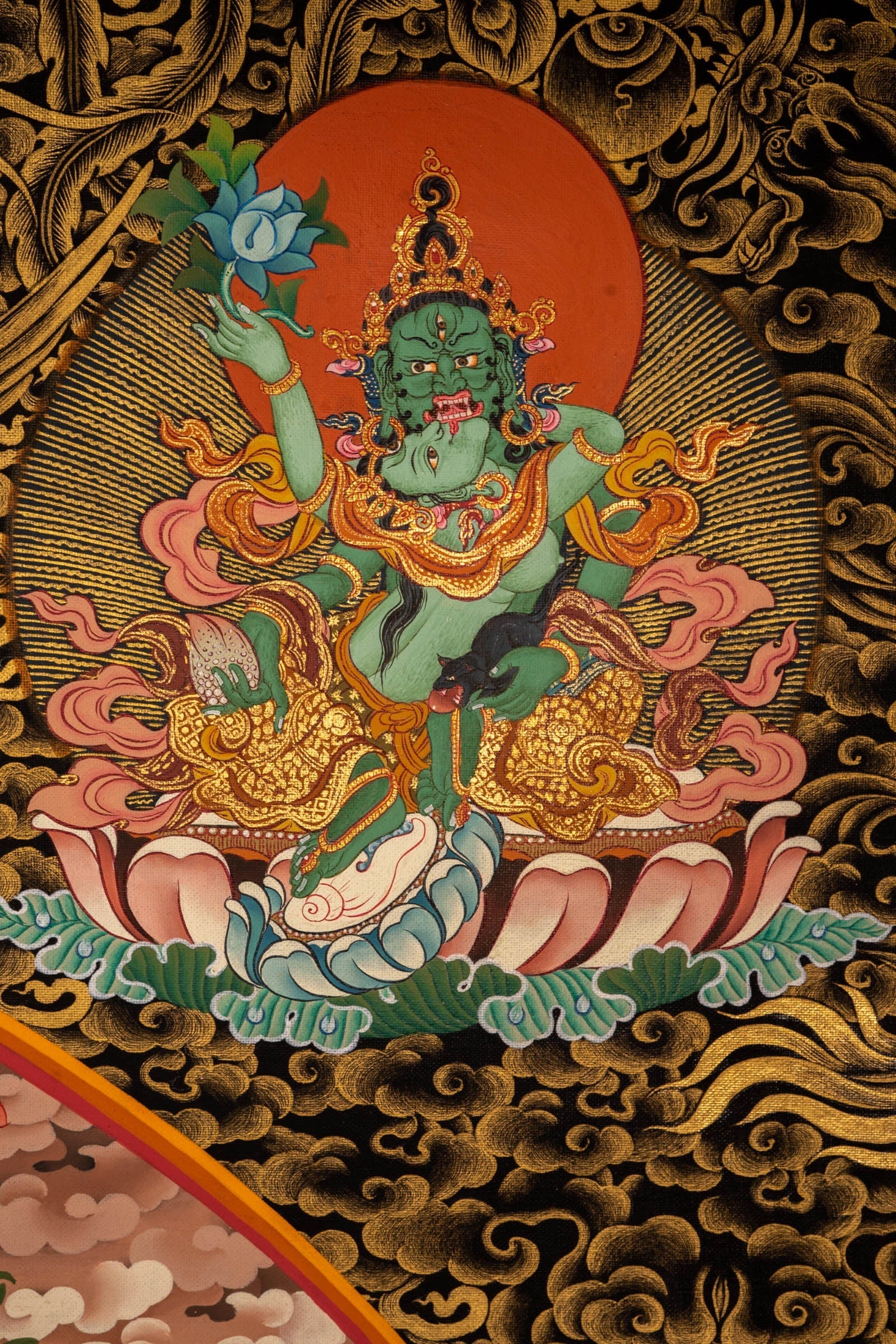 Kubera Thangka Painting - Lucky Thanka