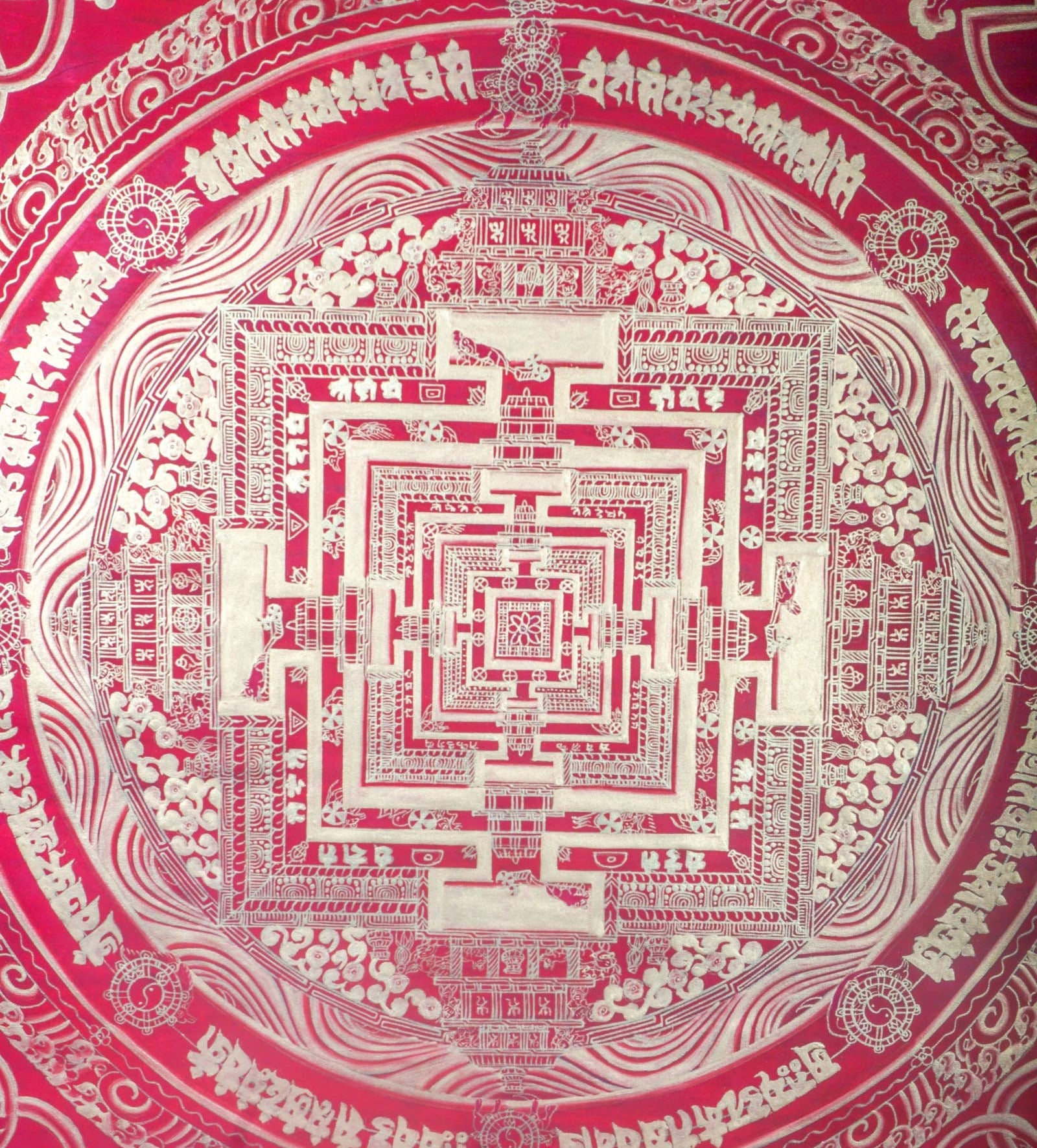 Thangka Art Kalachakra Mandala - Lucky Thanka