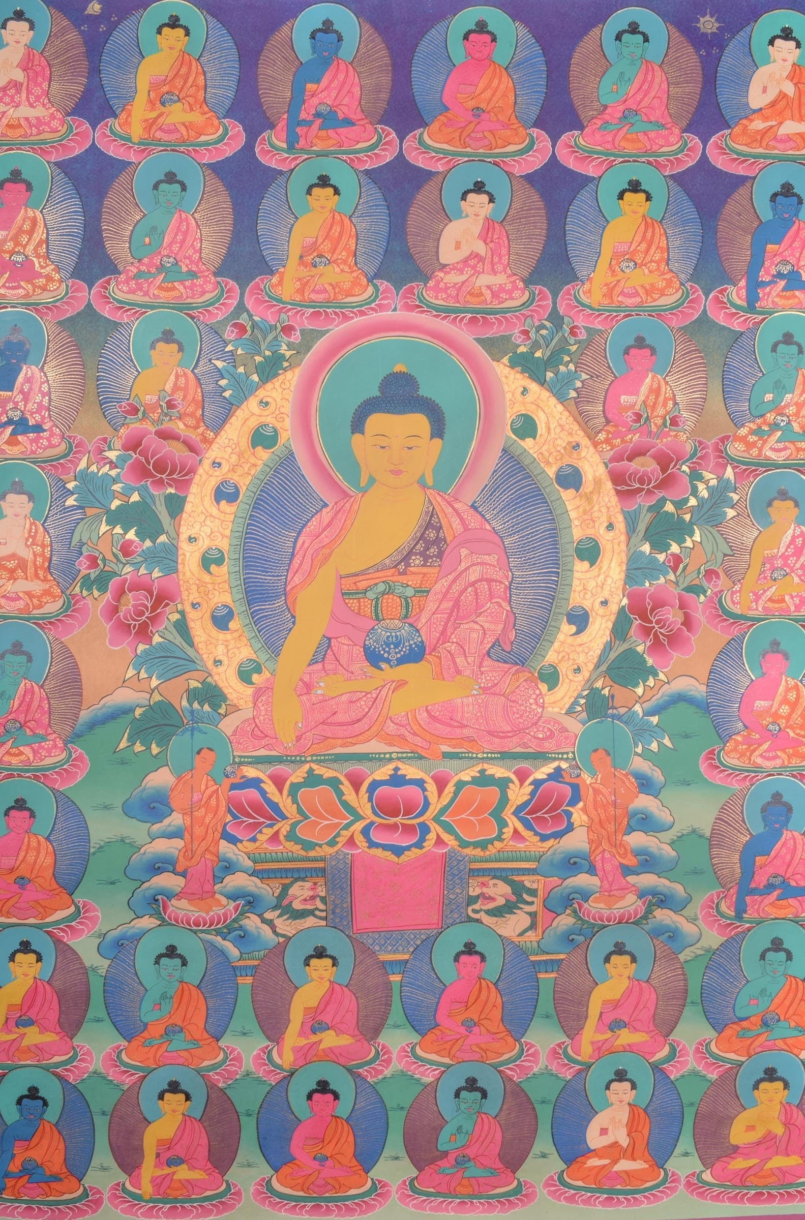 35 Buddha Thangka - Lucky Thanka