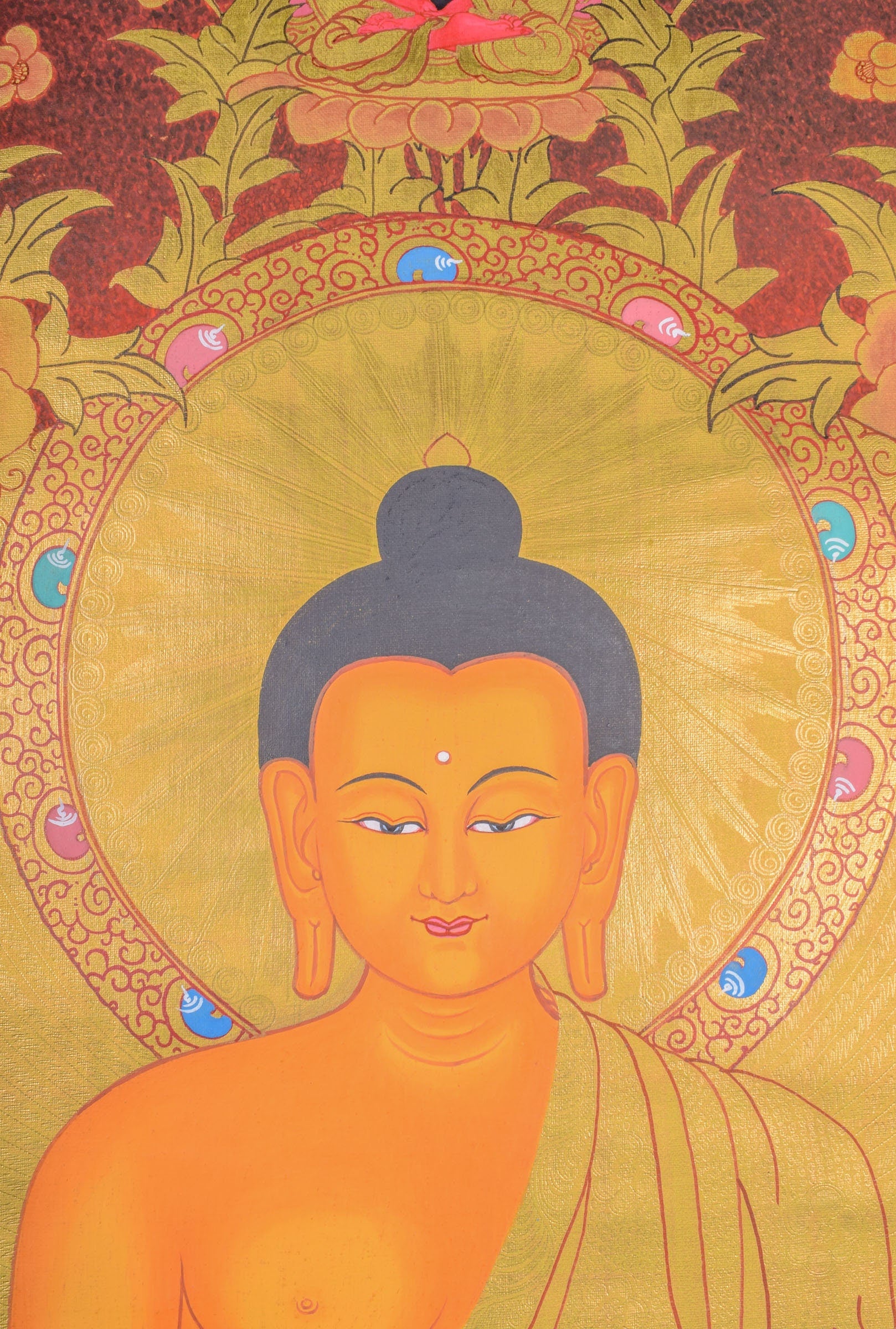 Thangka Painting of Shakyamuni Buddha - Lucky Thanka