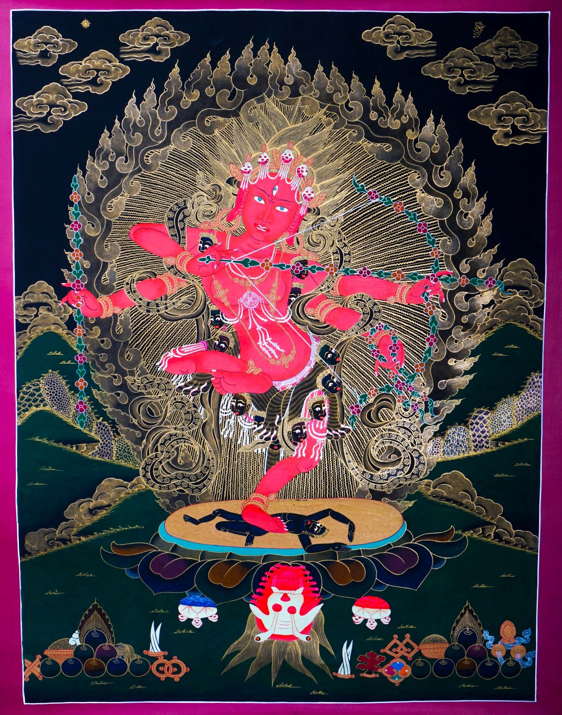 Kurkulla Thangka - Lucky Thanka