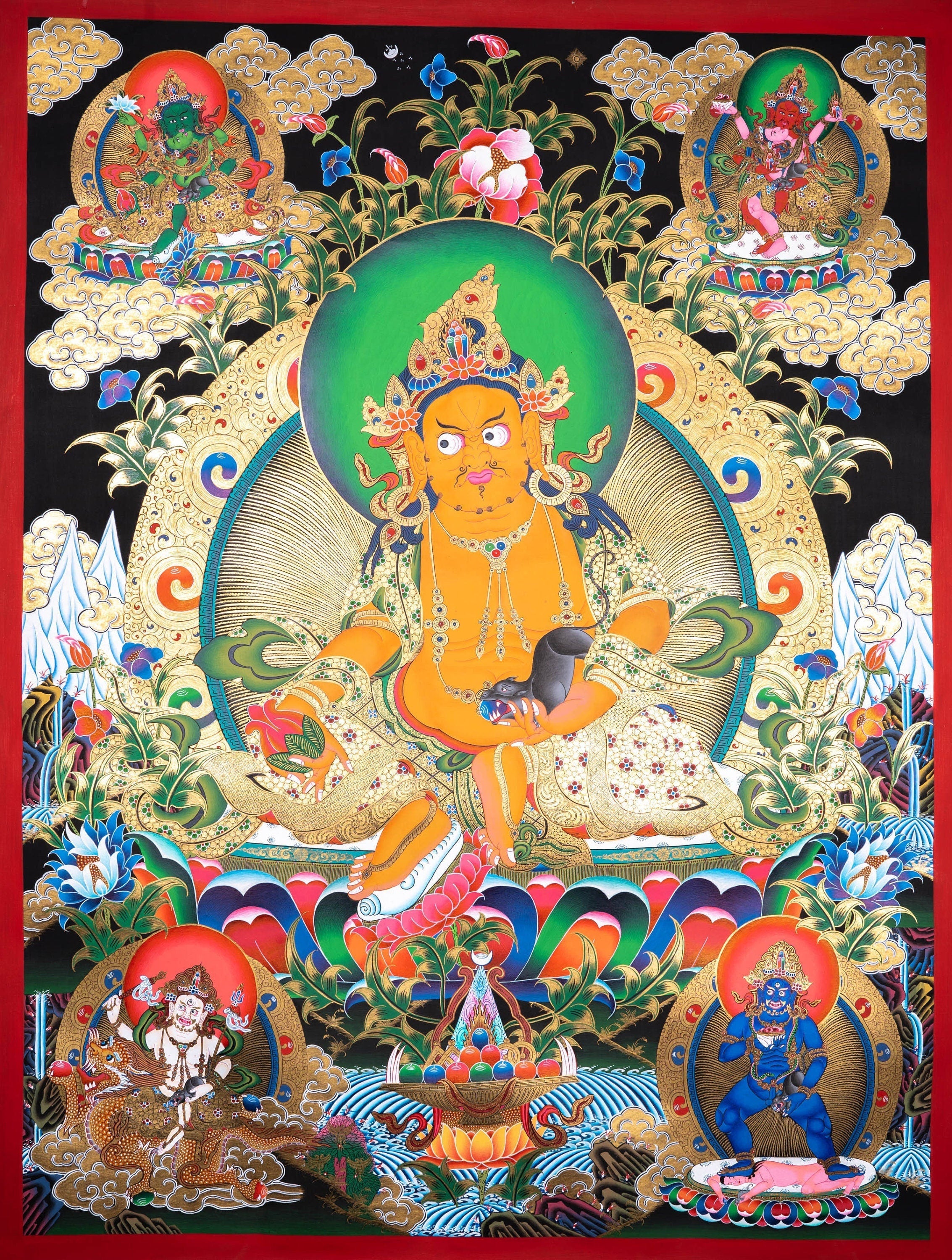 Wrathful Deity - Zambala - Lucky Thanka