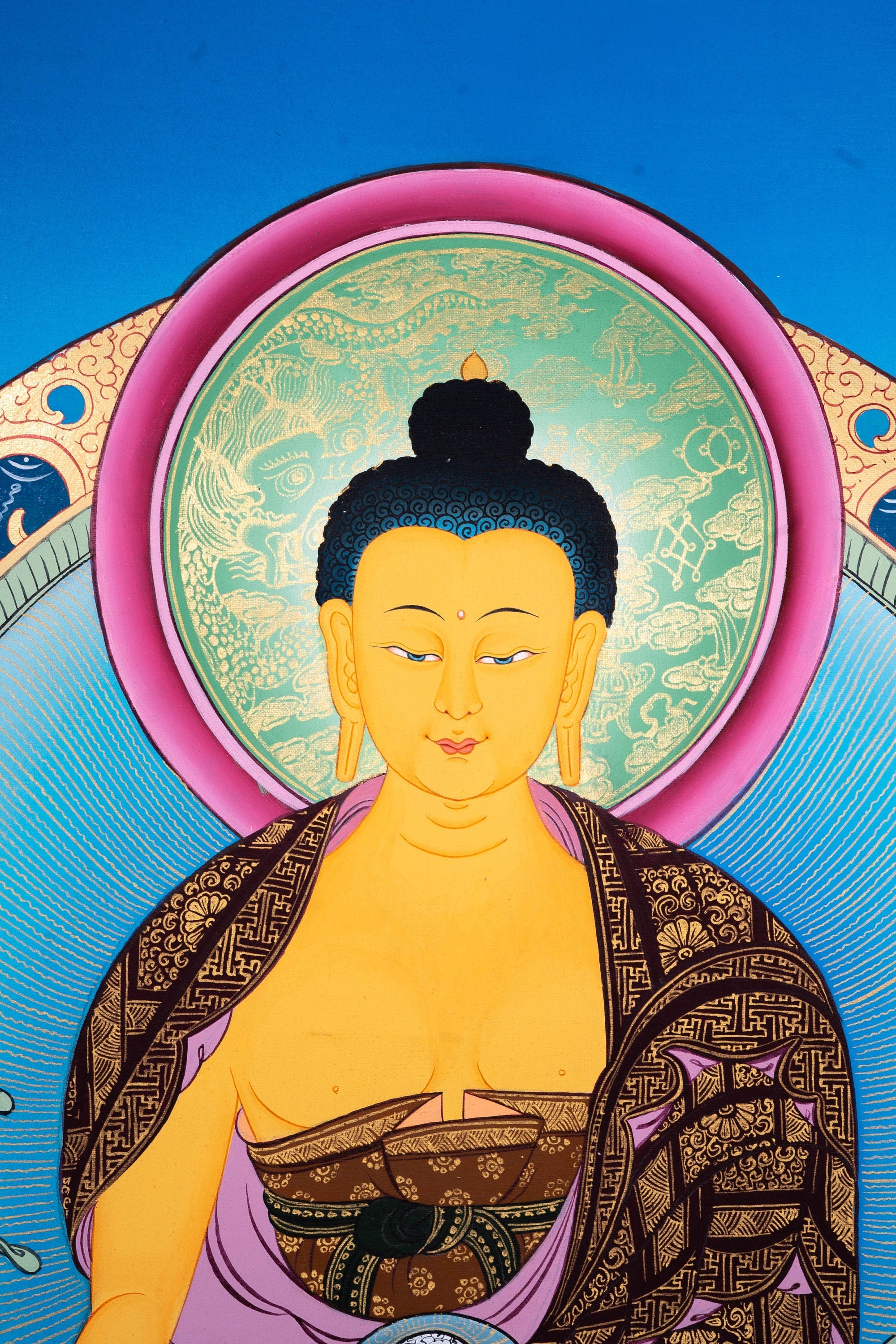 Thangka Painting of Shakyamuni Buddha - Lucky Thanka