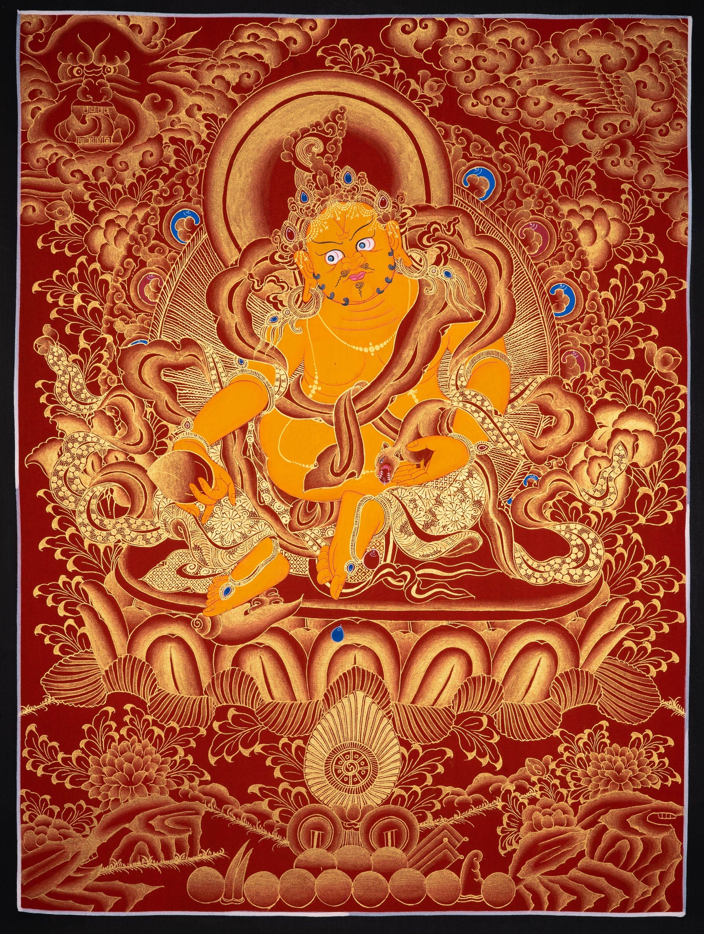 High Quality Kuber Thangka - Lucky Thanka