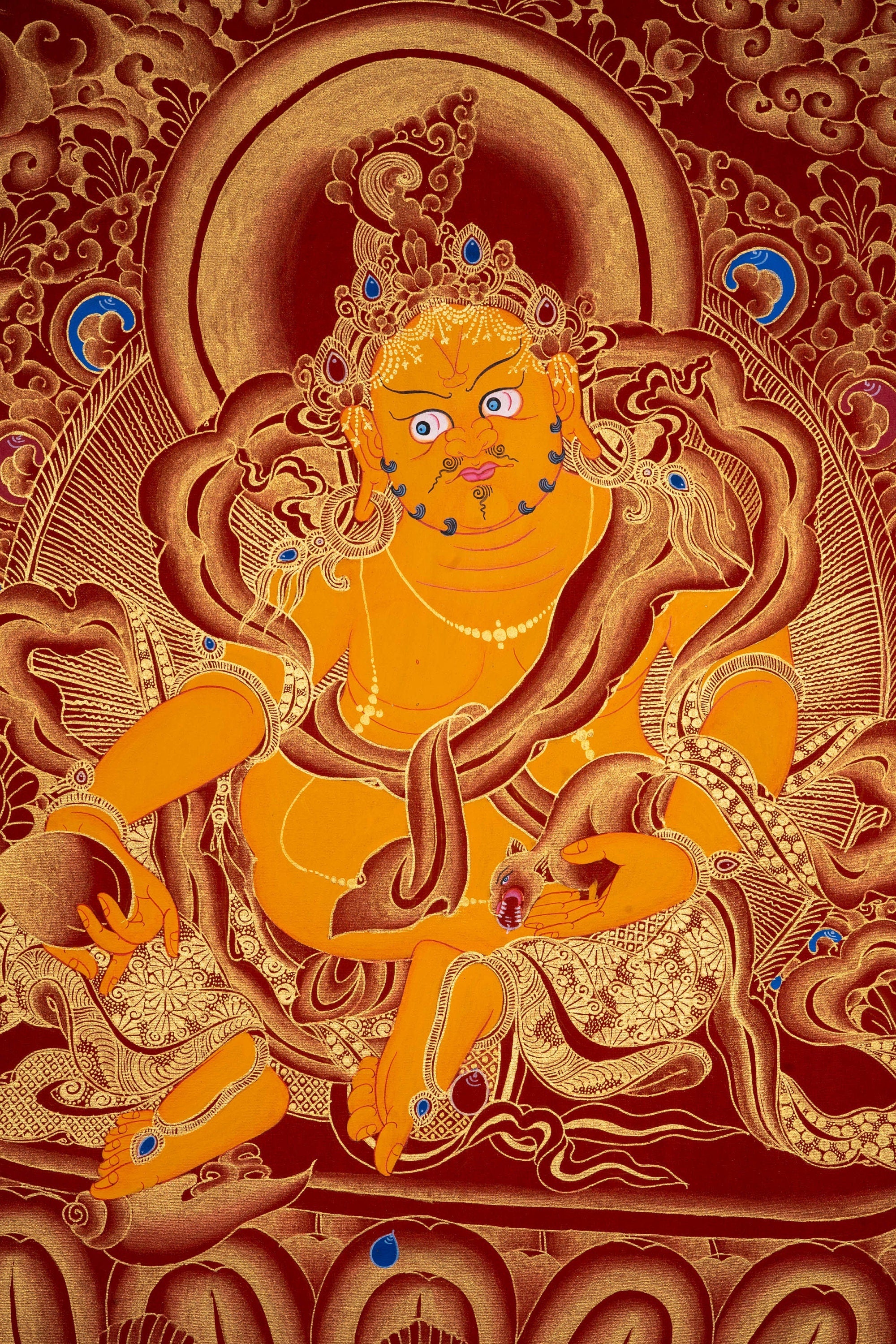 High Quality Kuber Thangka - Lucky Thanka