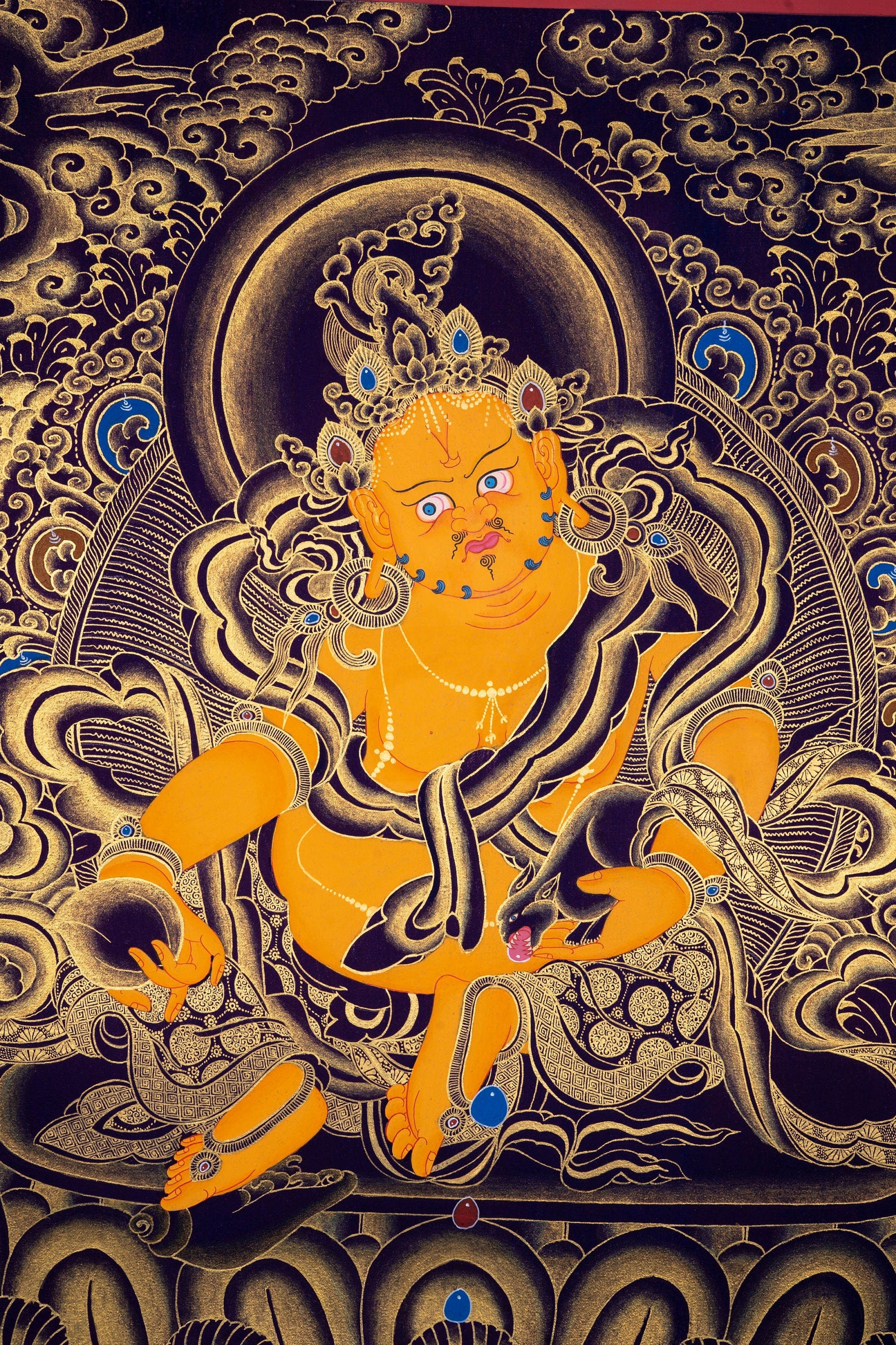 High Quality Kuber Thangka - Lucky Thanka