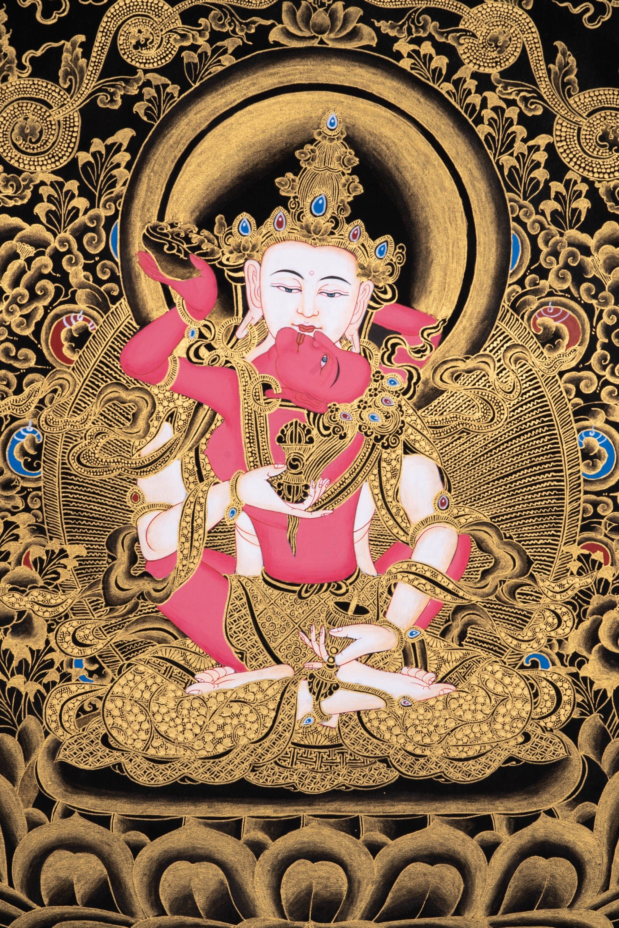 Vajrasattva Shakti , The Great Purifier - Lucky Thanka