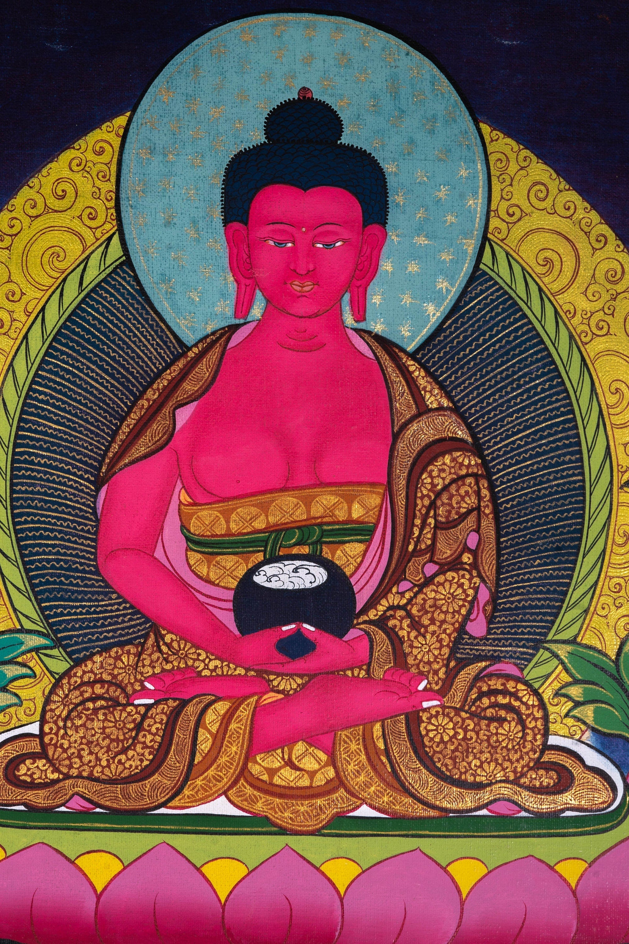 Beautiful Chenrezig Thangka Painting - Lucky Thanka