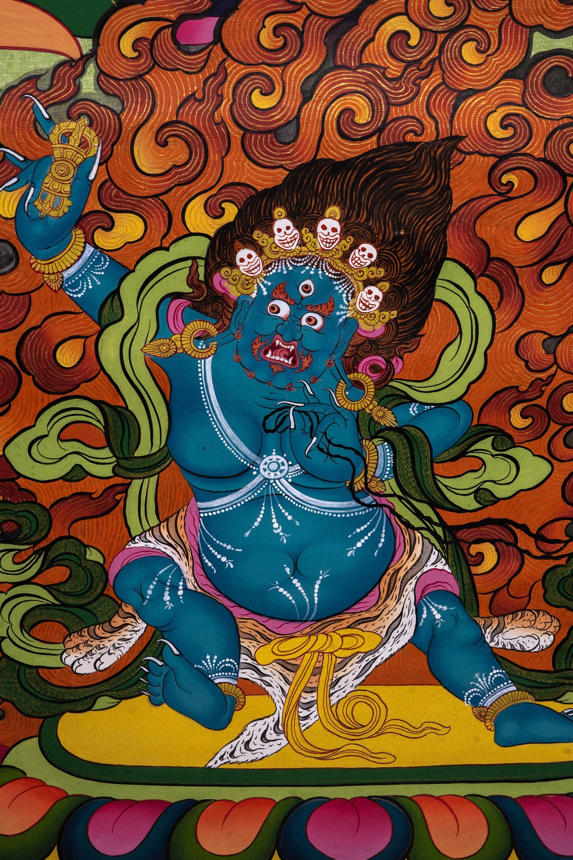 Beautiful Chenrezig Thangka Painting - Lucky Thanka
