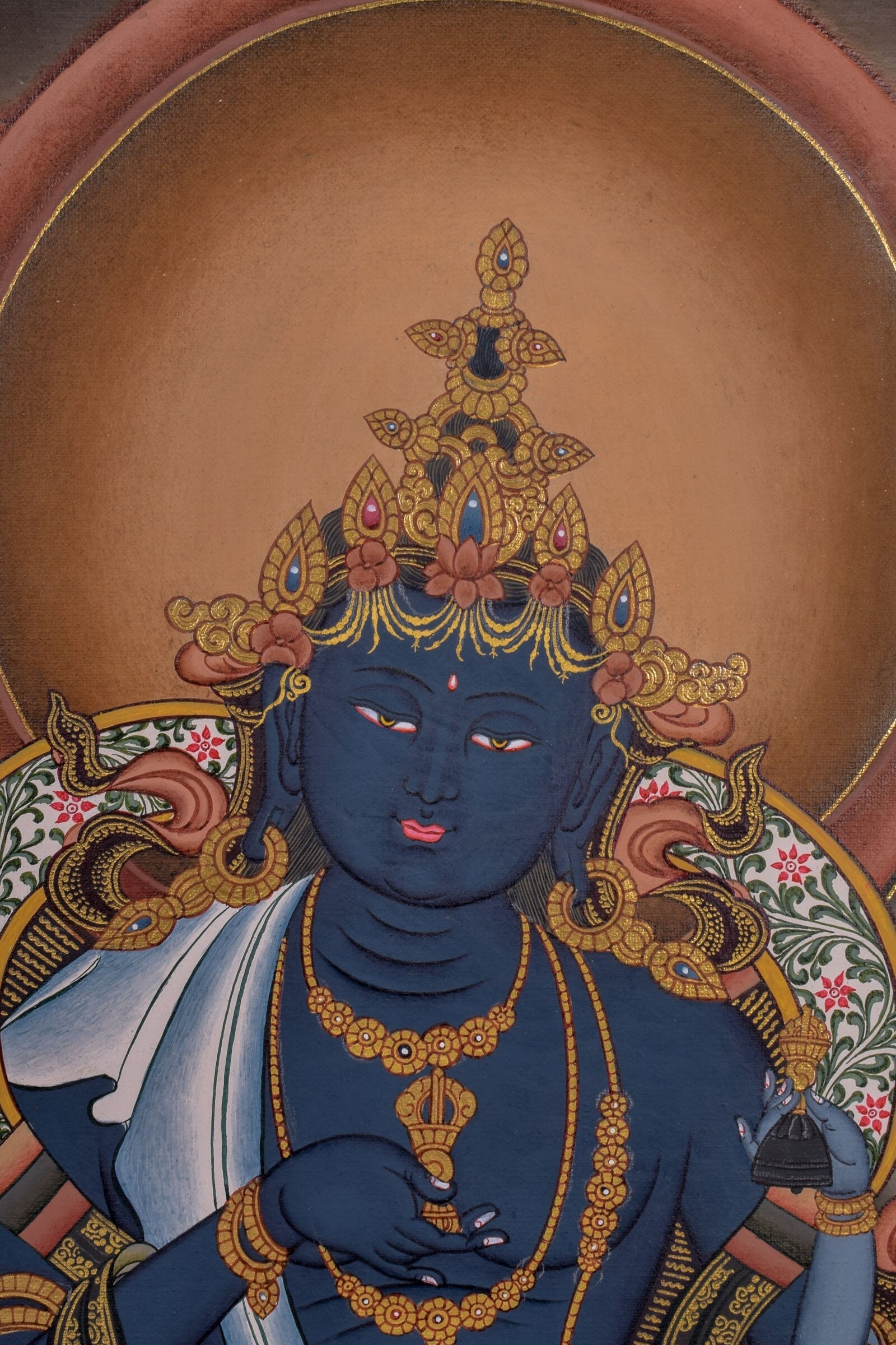 Tibetan Thangka of Vajradhara Painting - Lucky Thanka