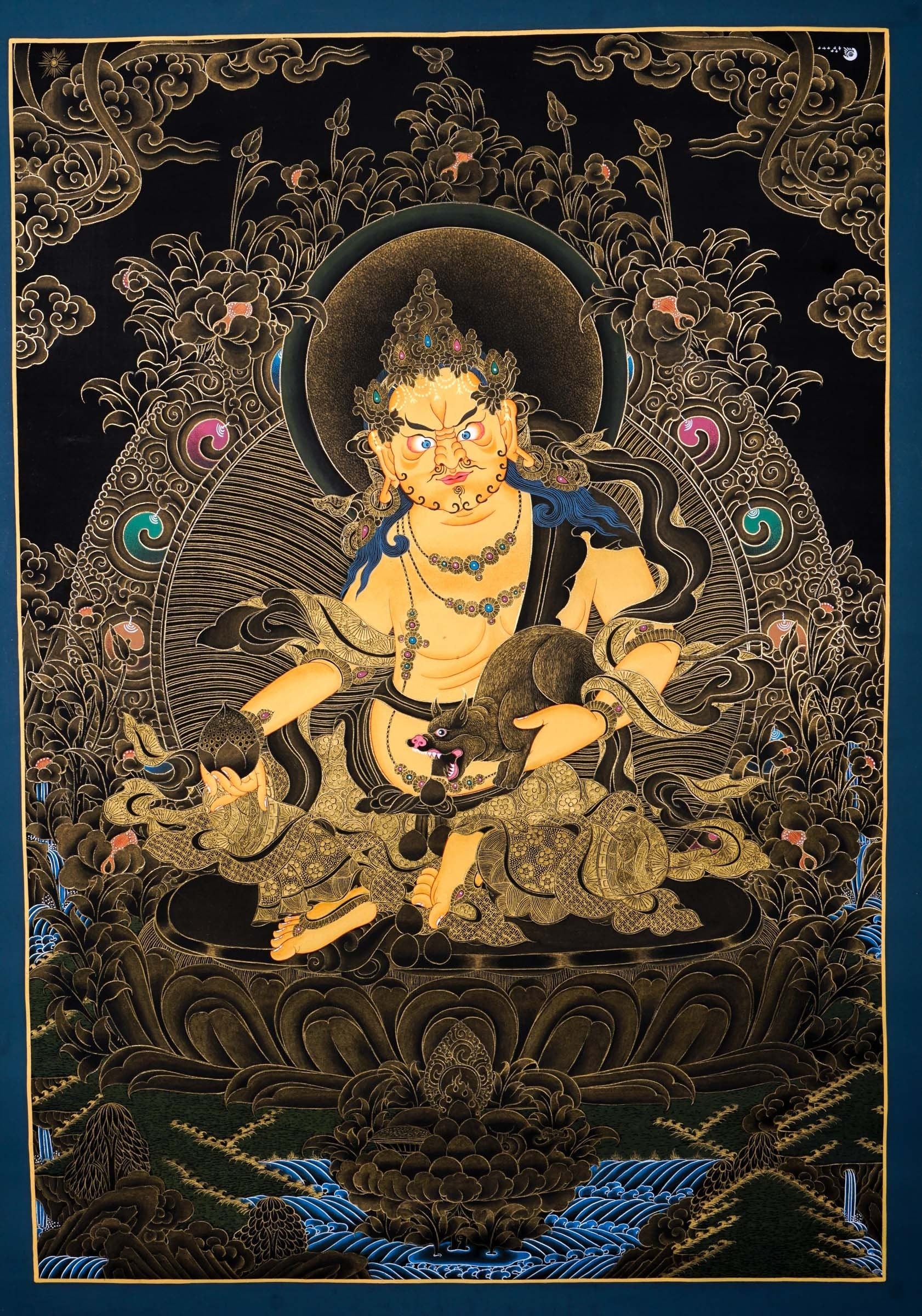 High quality Kuber Thangka - Lucky Thanka
