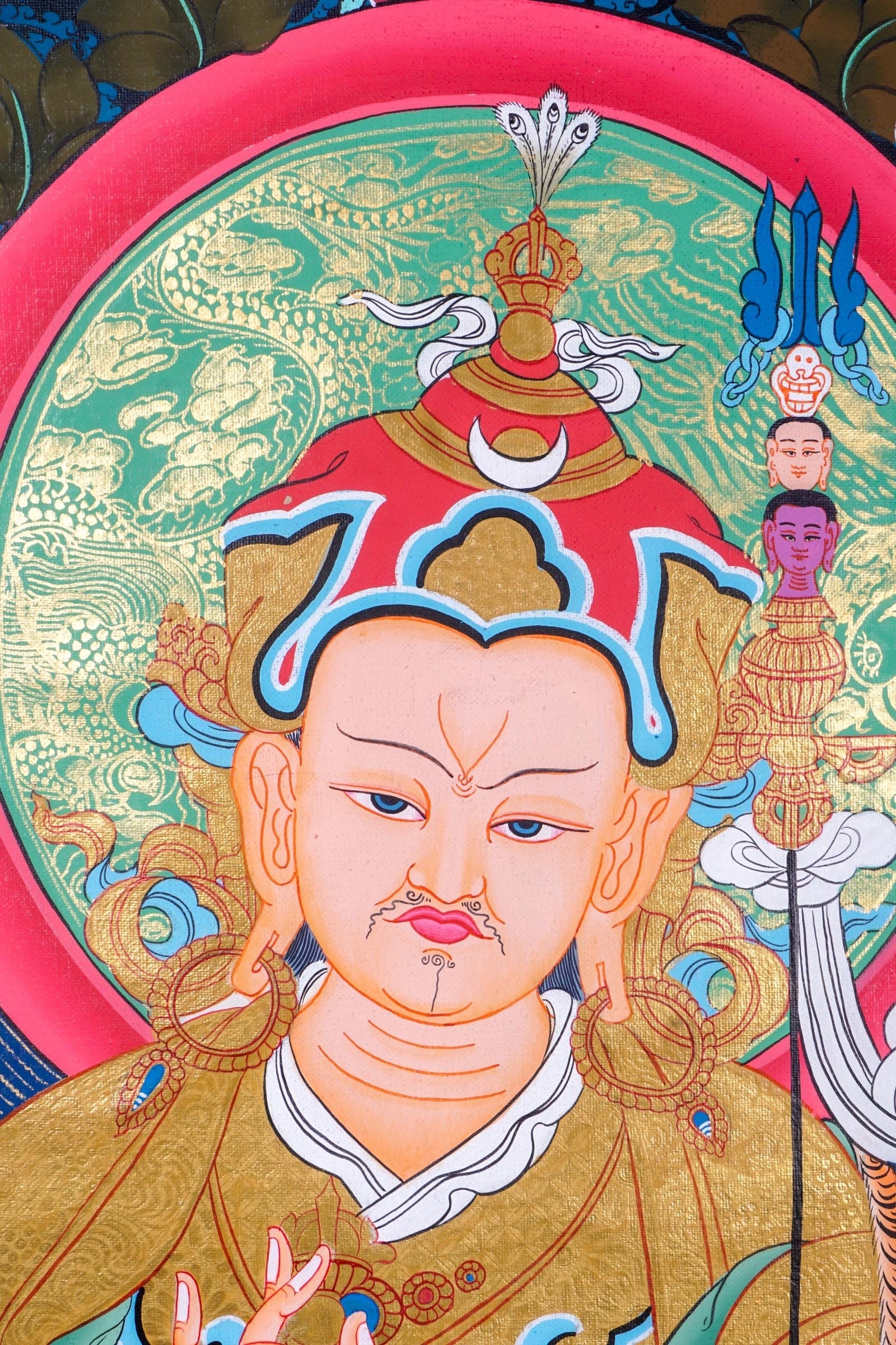 Guru Rinpoche Thangka Painting - Lucky Thanka