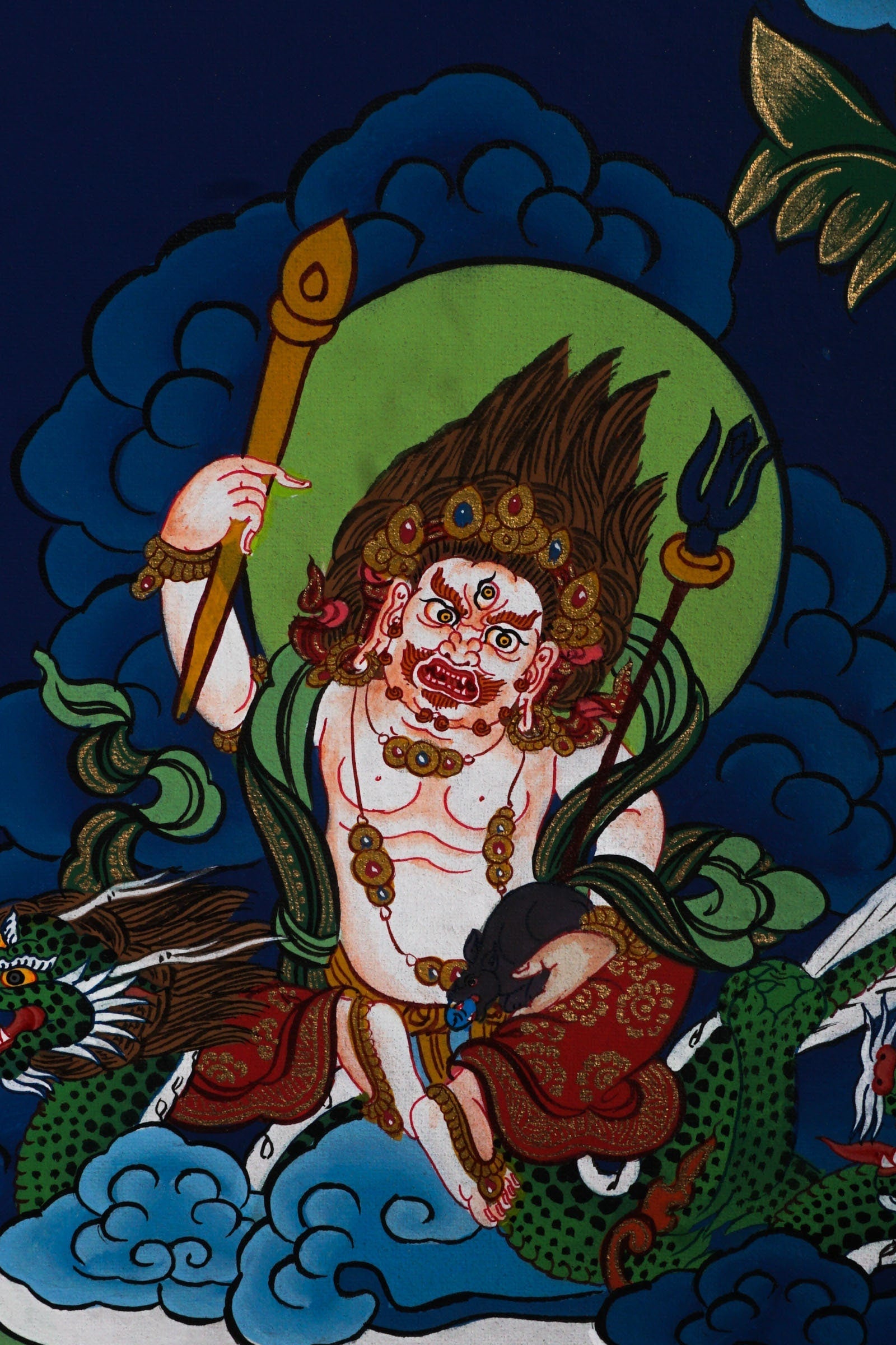 Beautiful Thangka Painting of Shakyamuni Buddha - Lucky Thanka