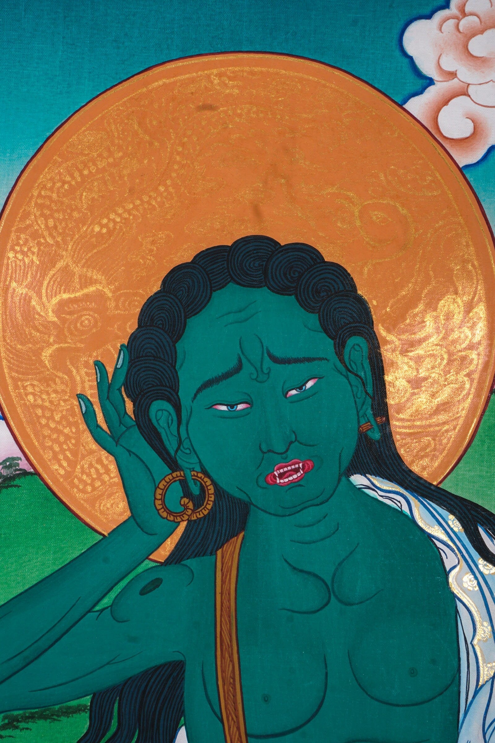 Milarepa Thangka Art - Lucky Thanka