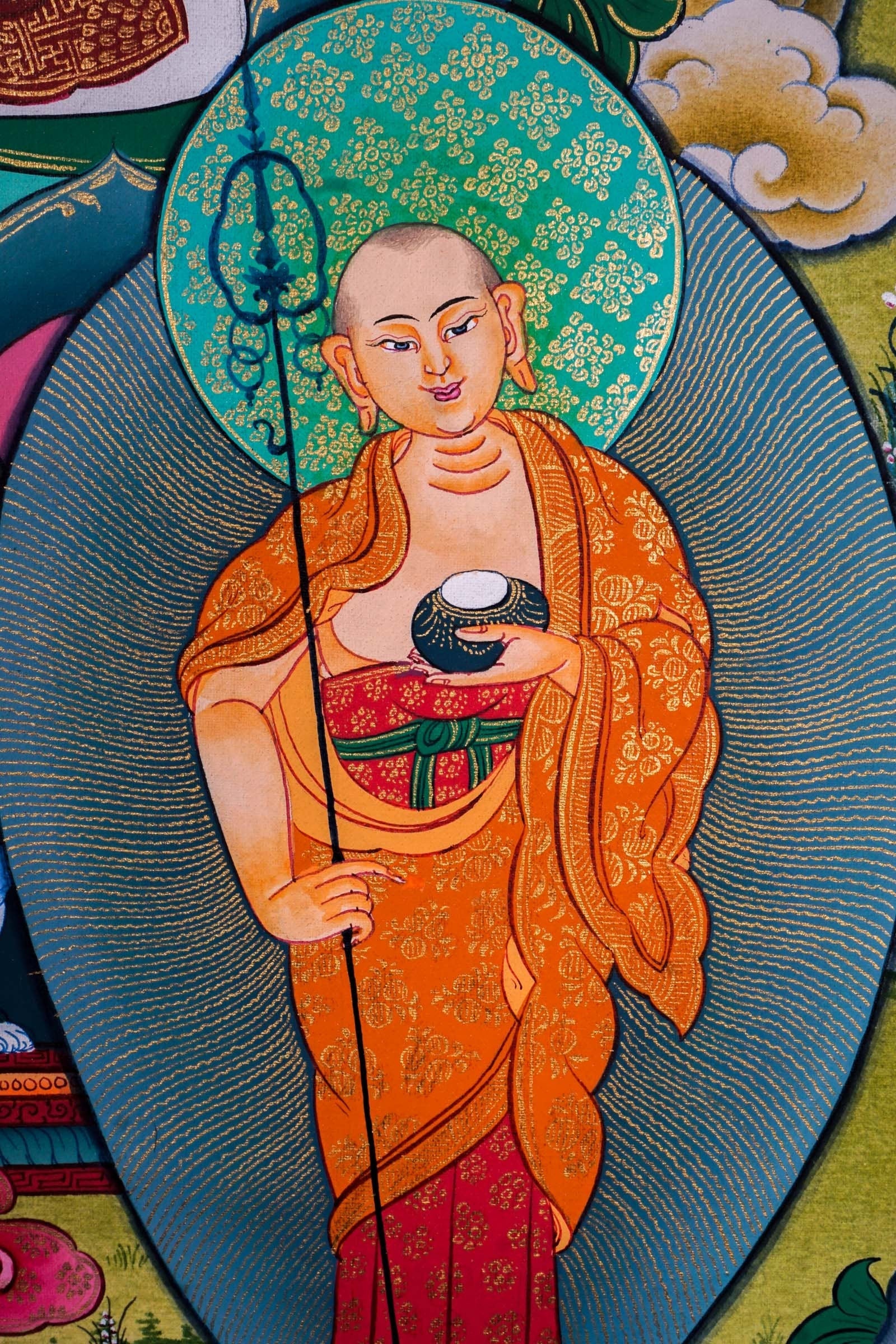 Genuine Thangka Art of Shakyamuni Buddha - Lucky Thanka