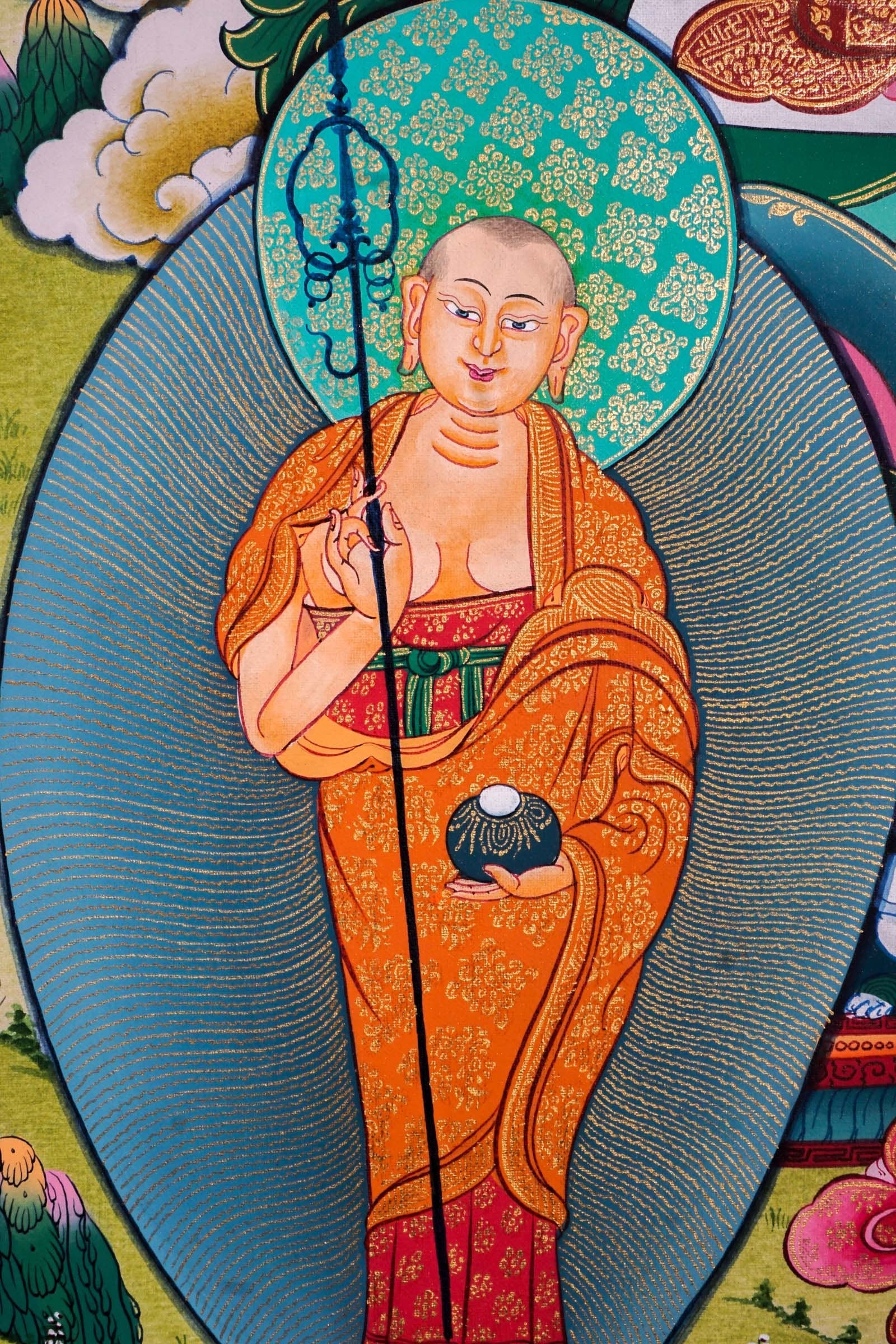Genuine Thangka Art of Shakyamuni Buddha - Lucky Thanka