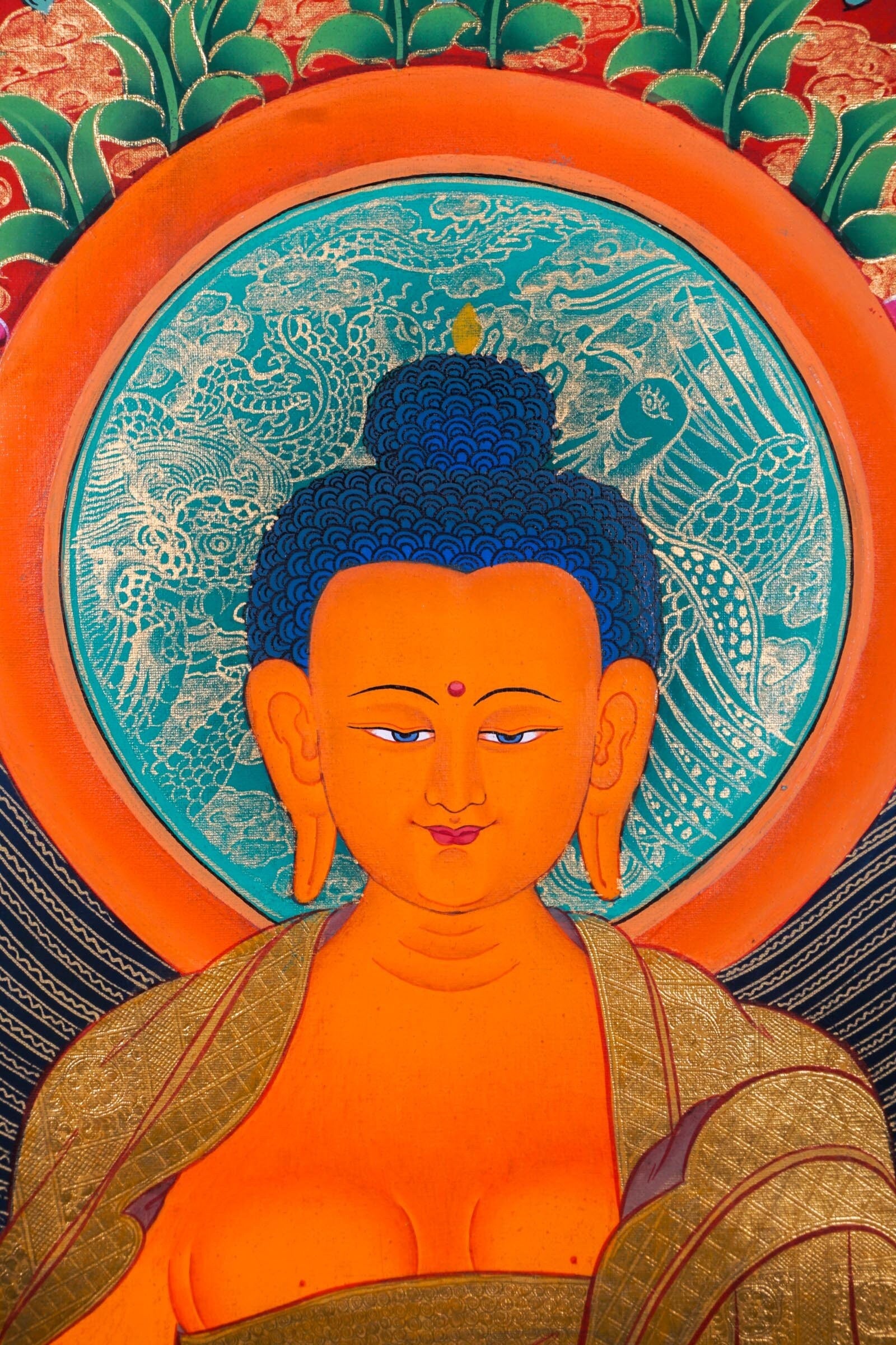 Shakyamuni Buddha Thangka - Lucky Thanka