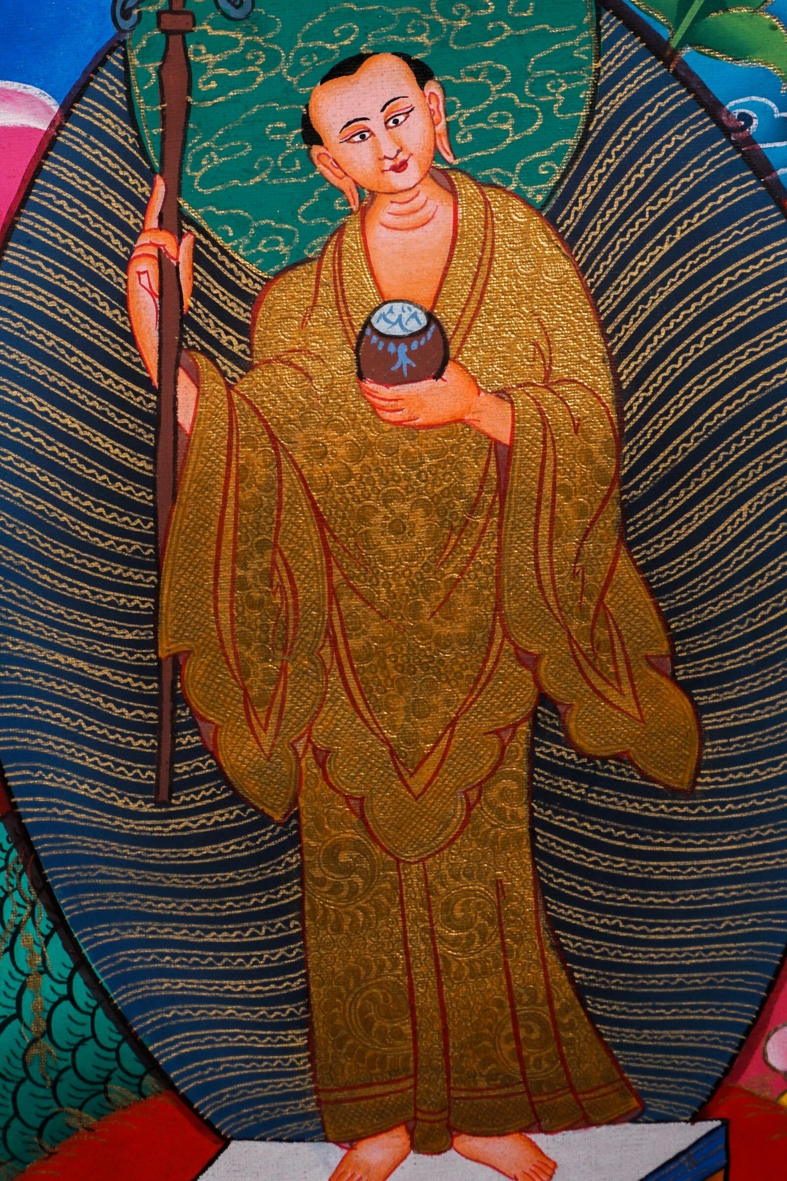 Shakyamuni Buddha Thangka - Lucky Thanka
