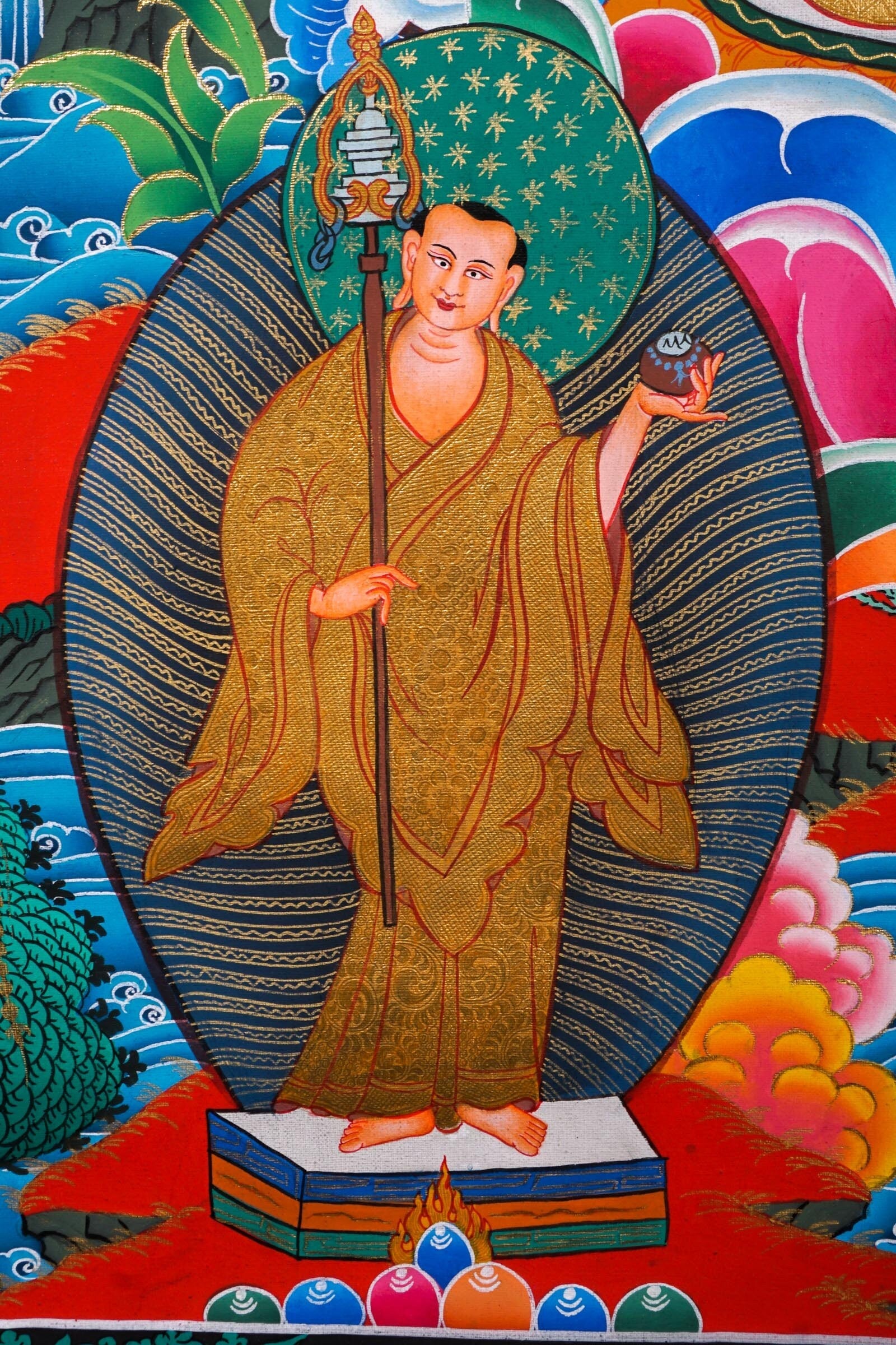 Shakyamuni Buddha Thangka - Lucky Thanka