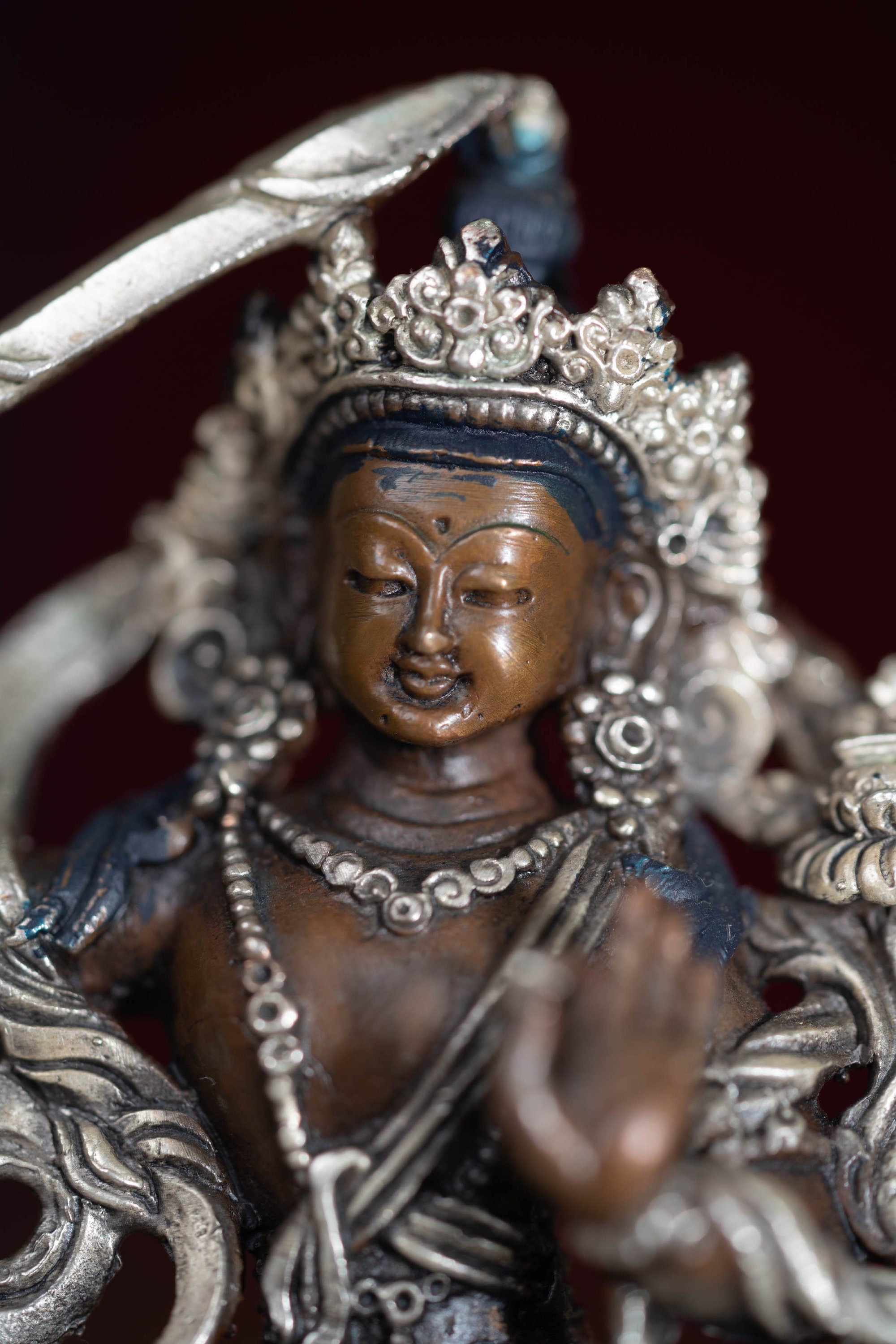 Manjushri Statue - Lucky Thanka