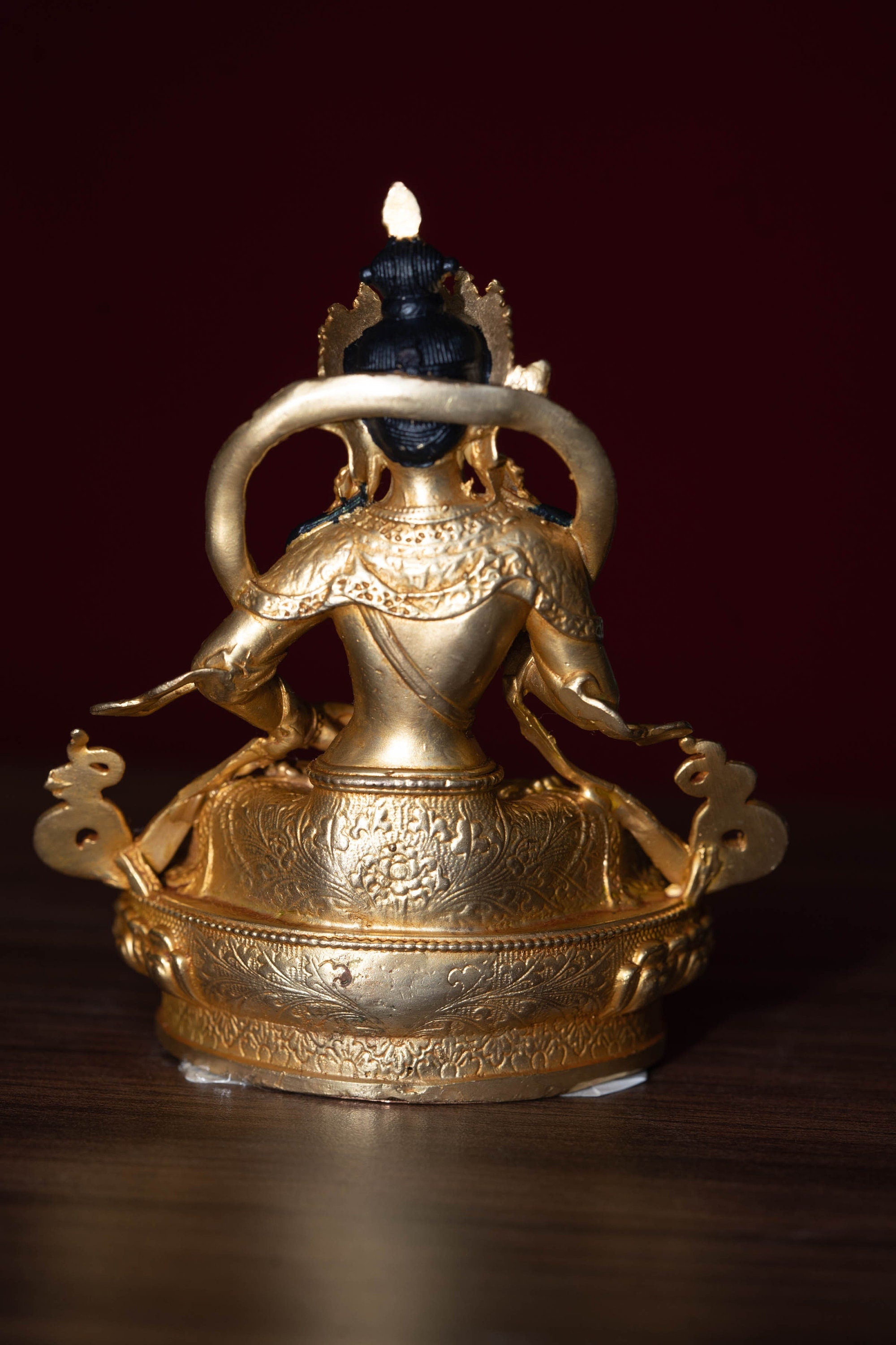 Vajrasattva Gold Plated Statue - Lucky Thanka
