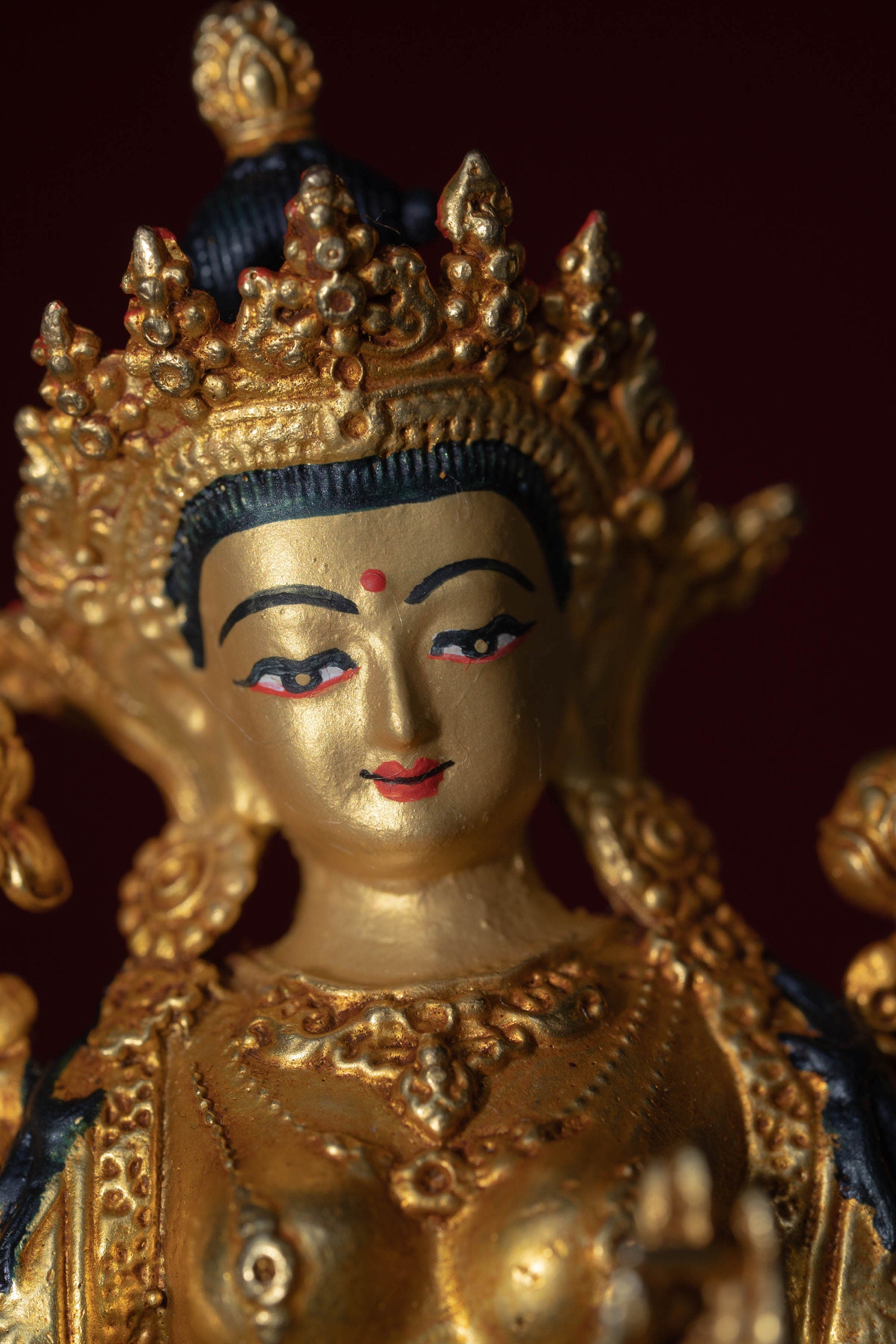 Green Tara Statue - Lucky Thanka