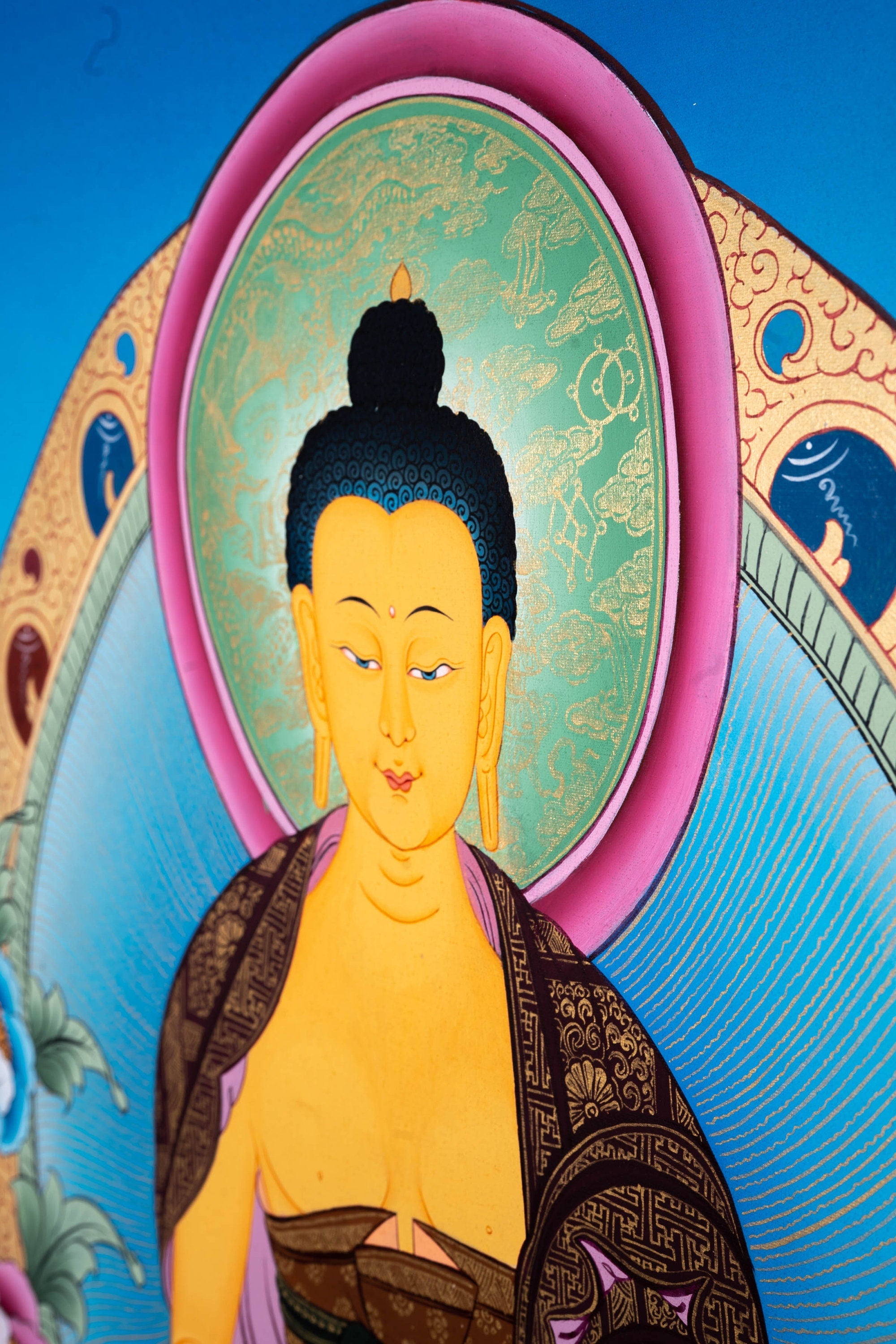 Thangka Painting of Shakyamuni Buddha - Lucky Thanka
