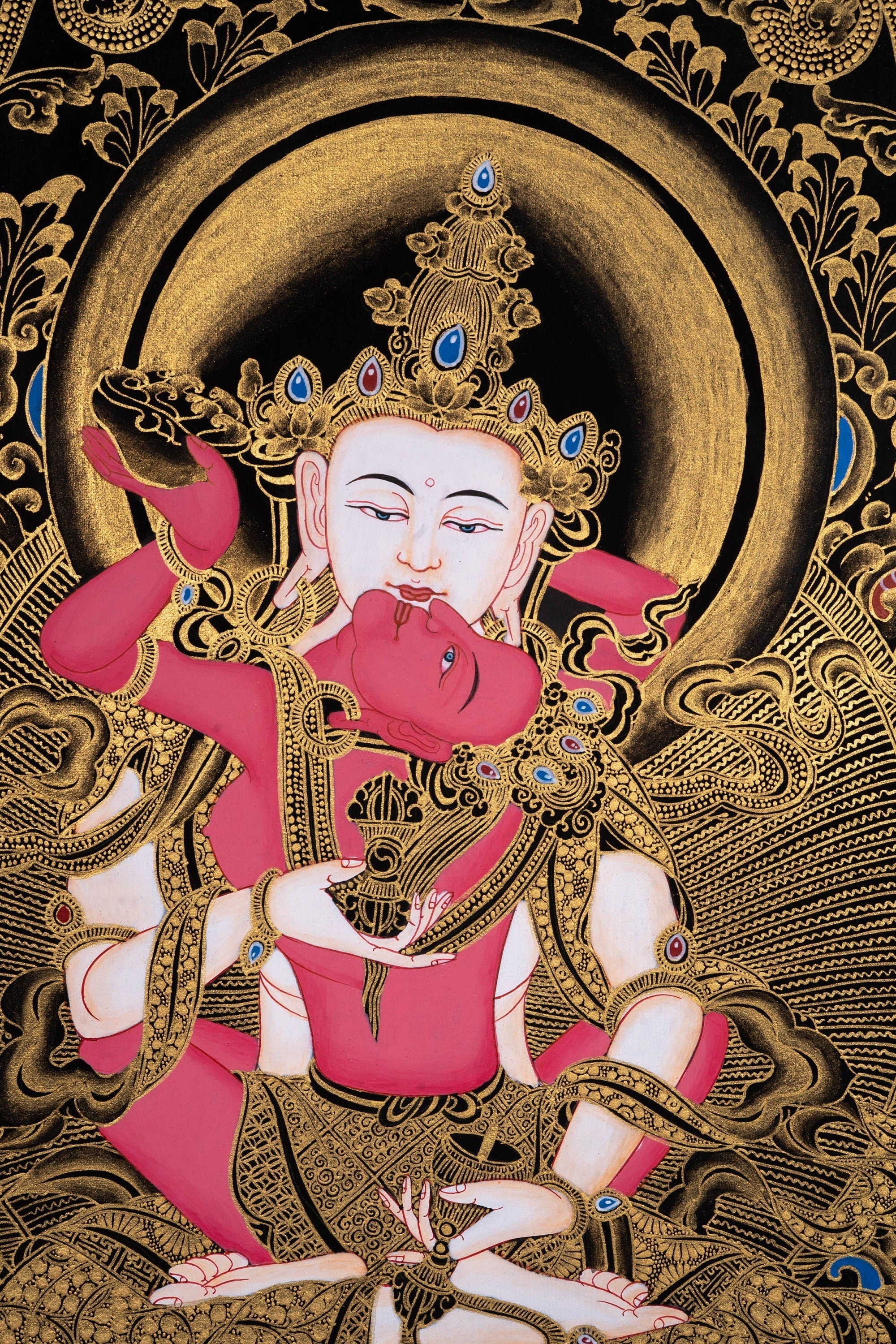 Vajrasattva Shakti , The Great Purifier - Lucky Thanka