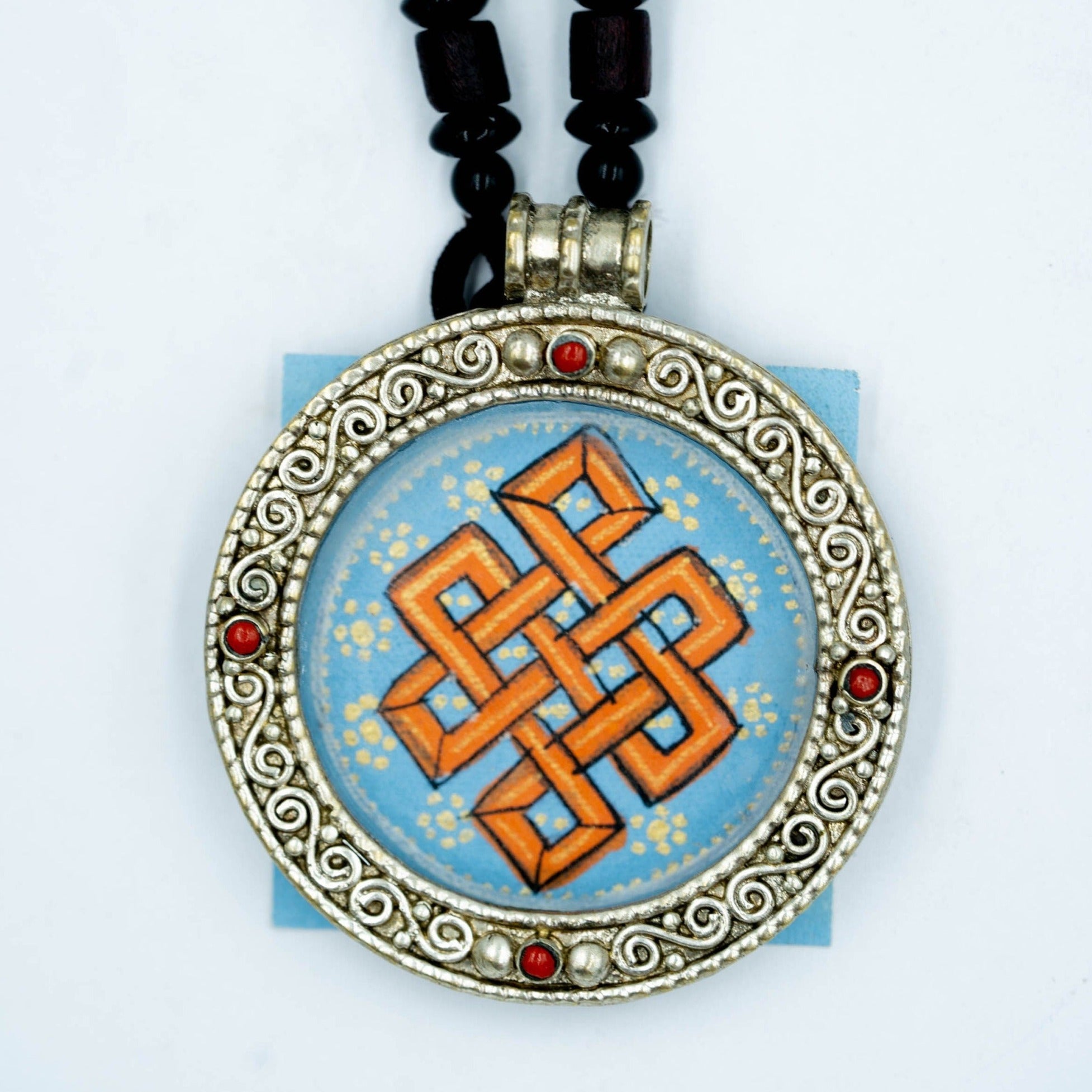 Endless Knot Mandala Ghau Thangka - Lucky Thanka
