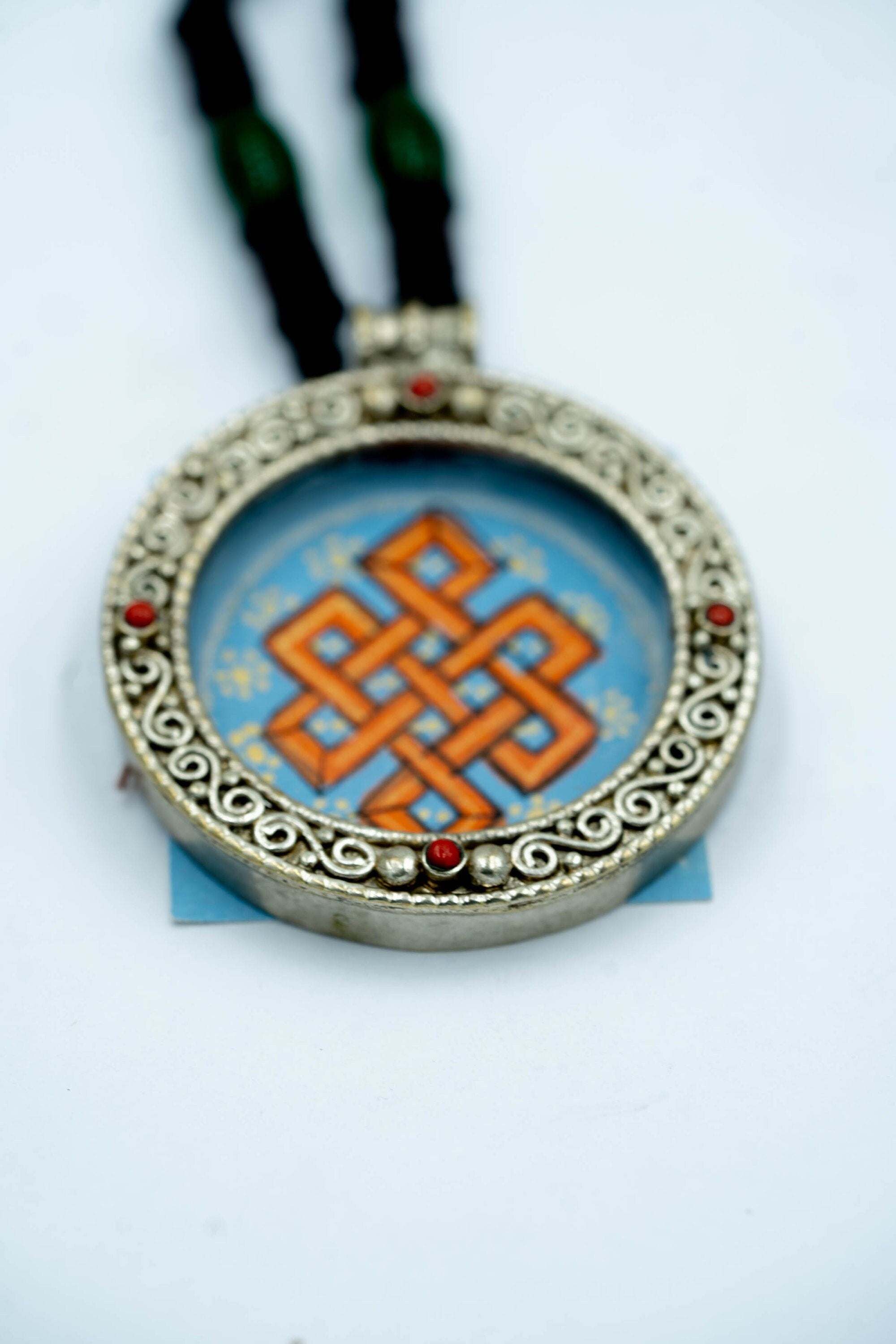 Endless Knot Mandala Ghau Thangka - Lucky Thanka