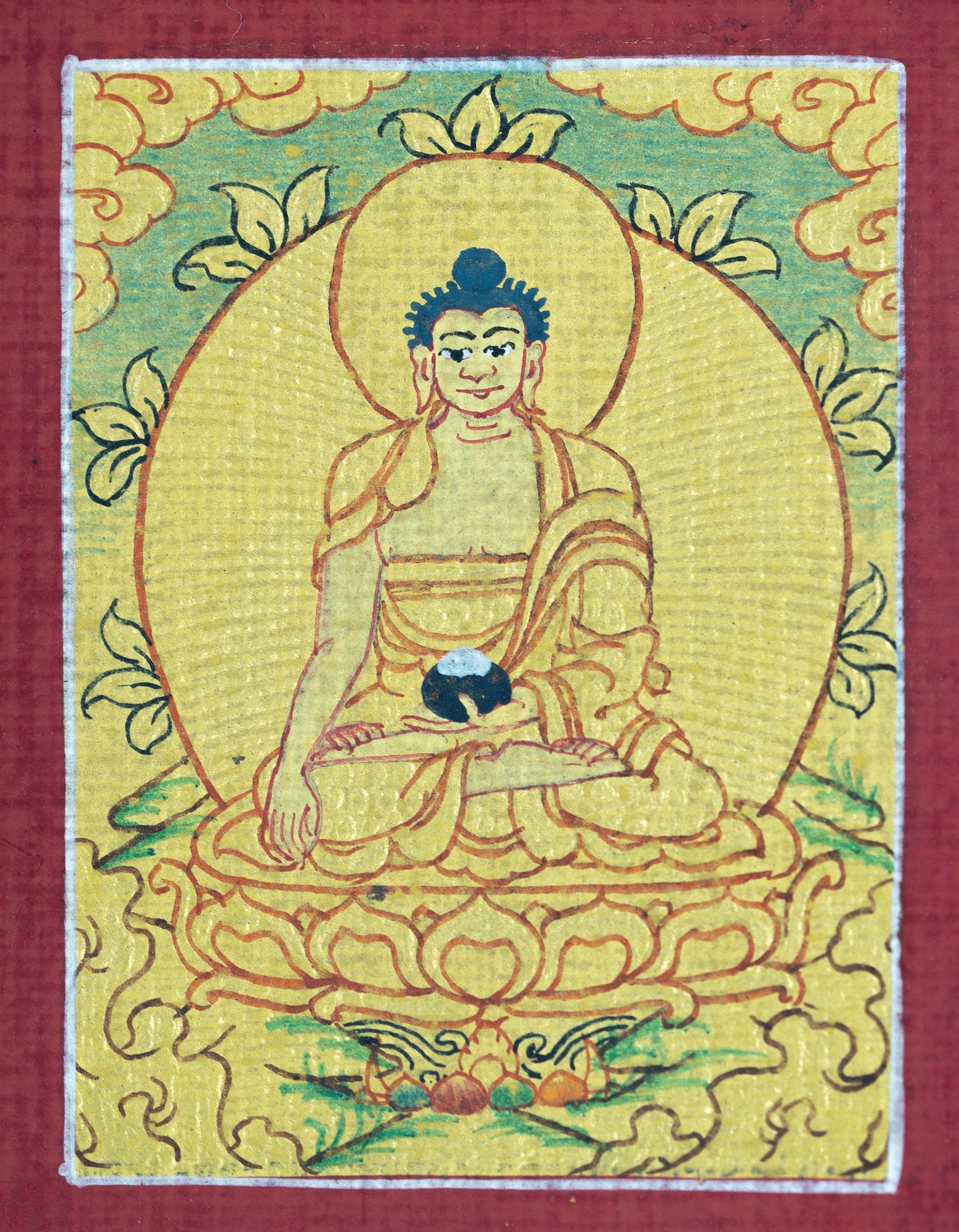 Enlighten Buddha Ghau Thangka - Lucky Thanka